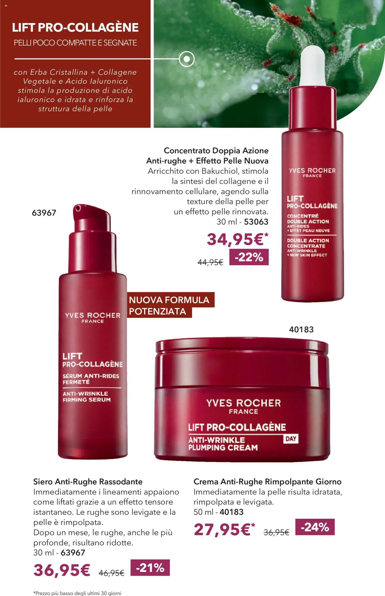 Volantino Yves Rocher del 20/10/2026 | Pagina: 36 | Prodotti: Crema