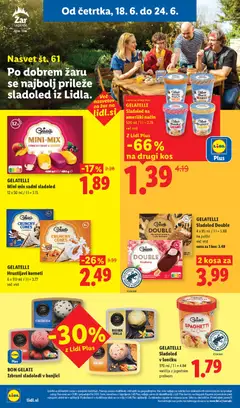 Lidl katalog akcije – veljaven od 18.06.2026 | Stran: 14 | Izdelki: Zar, Kos, Sladoled