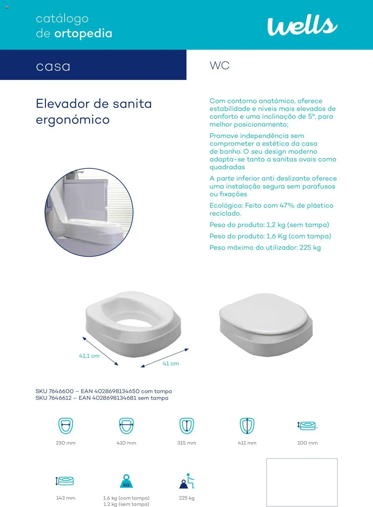 Well’s Catálogo de Ortopedia │ válido de 12/02/2024 | Página: 145