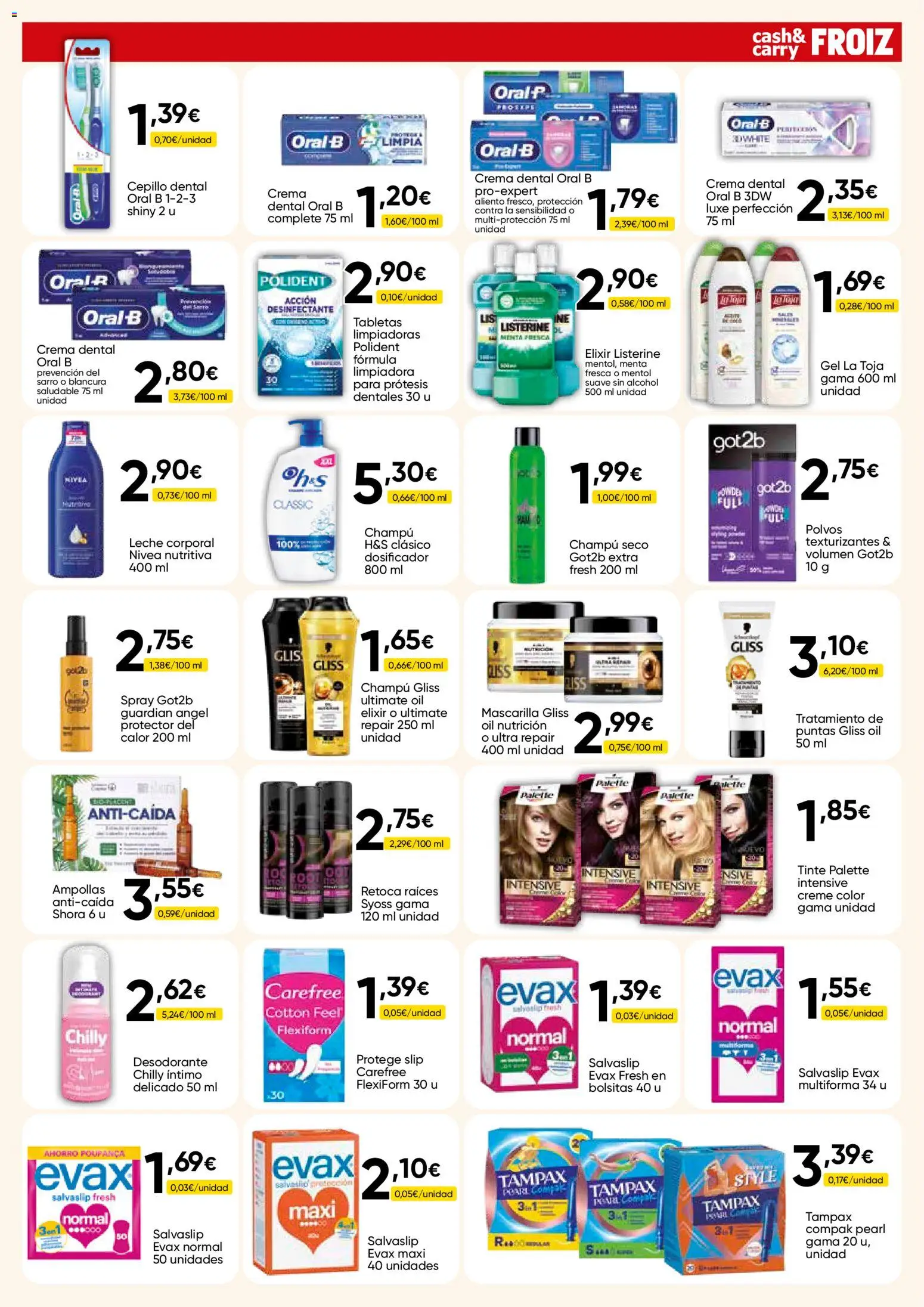 Froiz - Folleto Cash │ válido desde el 15/09/2026 | Página: 15 | Productos: Leche corporal, Desodorante, Crema, Listerine