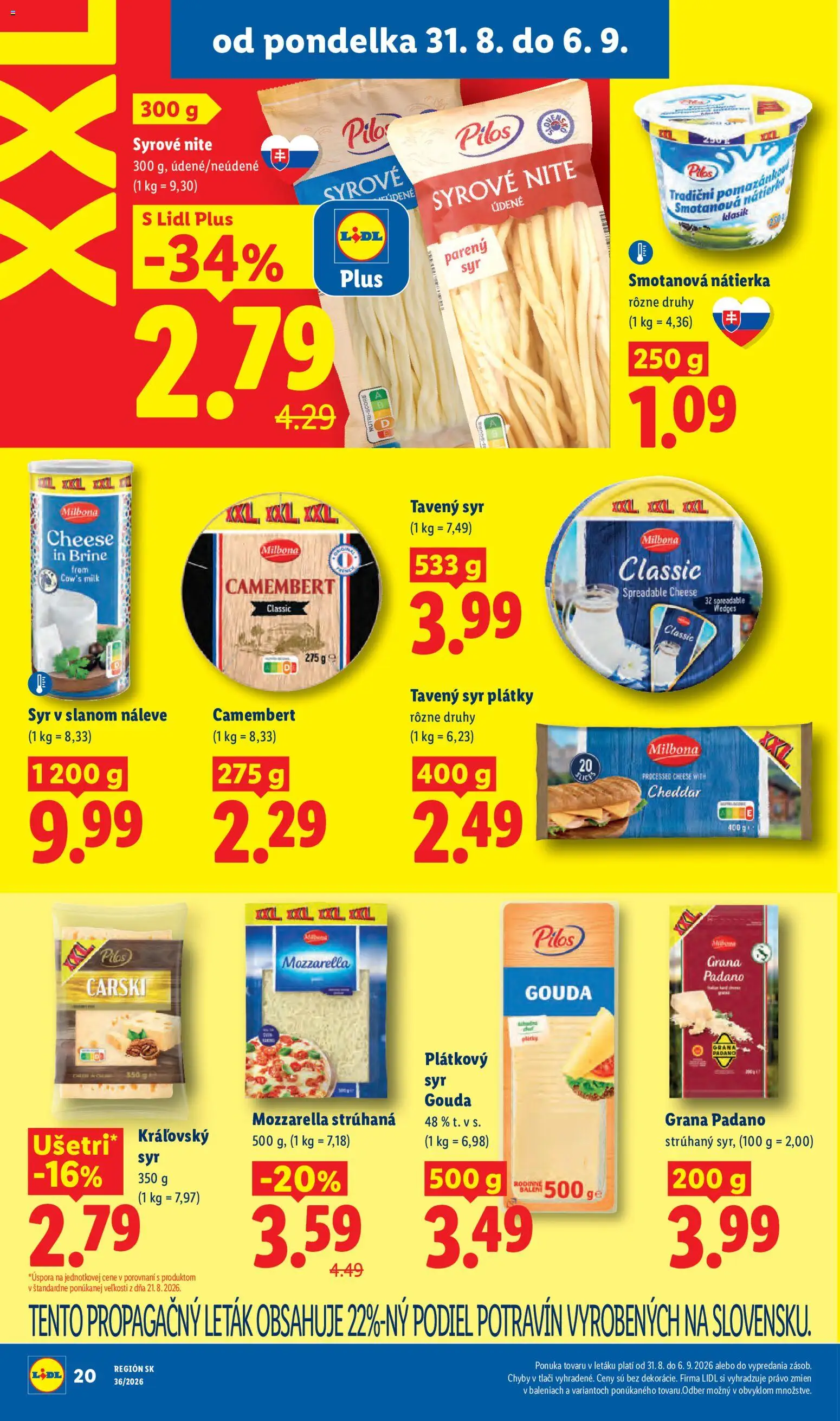 Nové Lidl akcie – leták je platný od 31.08.2026 | Strana: 28