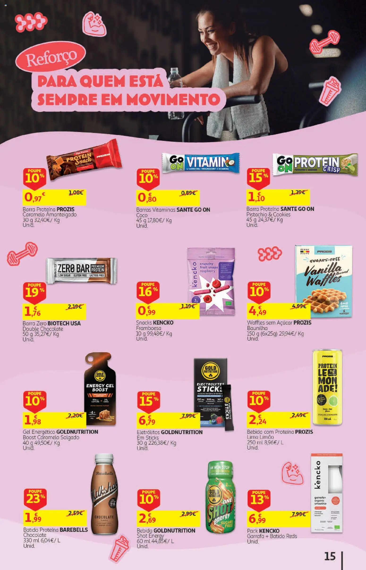 Auchan folheto │ válido de 19/08/2026 | Página: 15 | Produtos: Lima, Coco, Bebida, Waffles