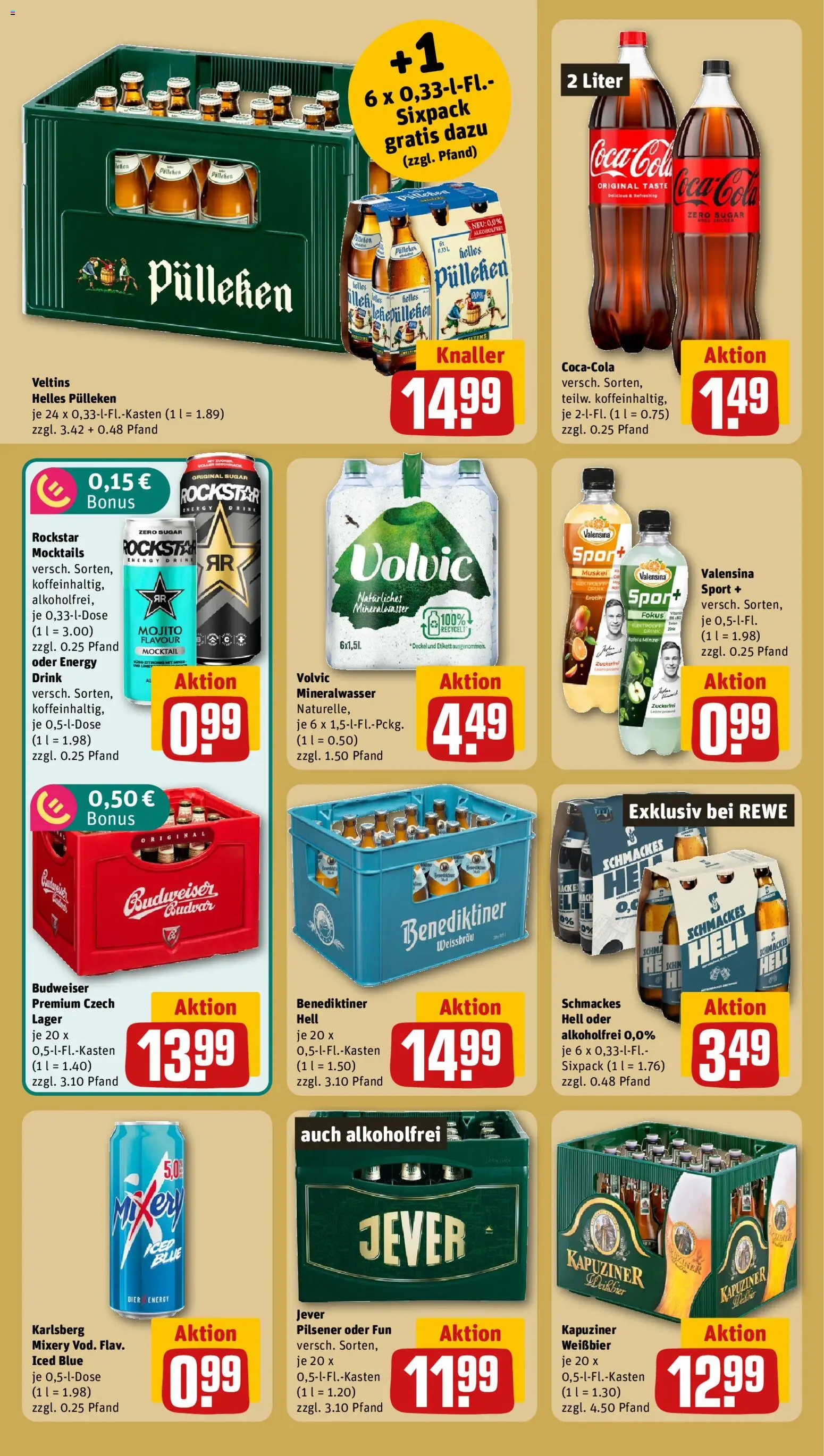 Rewe ihr Kaufpark Prospekt – gültig ab 02.11.2026 | Seite: 22 | Produkte: Rockstar, Jever, Budweiser, Mixery