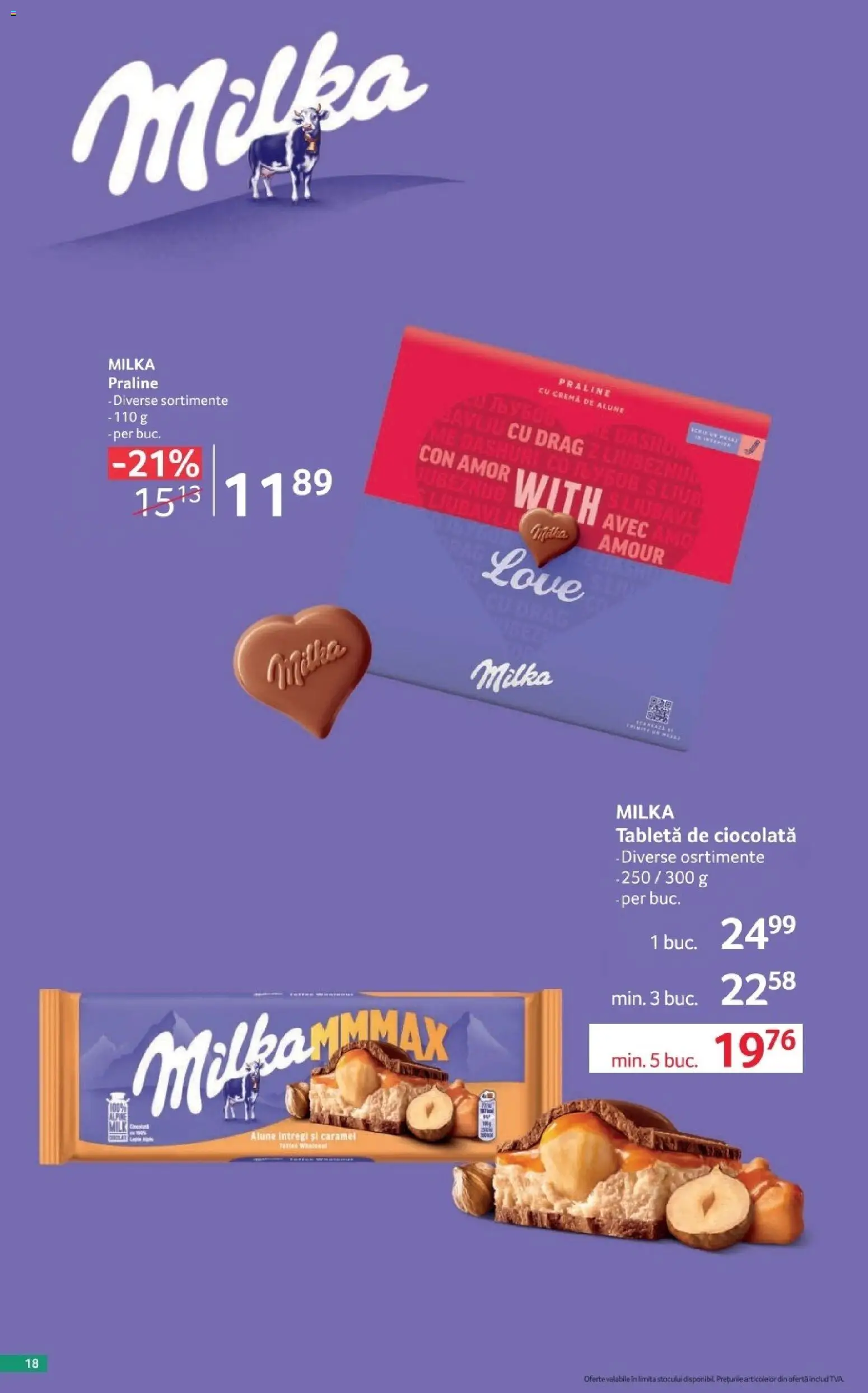 Noul catalog Selgros – valabil de la 02.10.2026 | Pagină: 18 | Produse: Tabletă, Alune, Cremă, Ciocolată