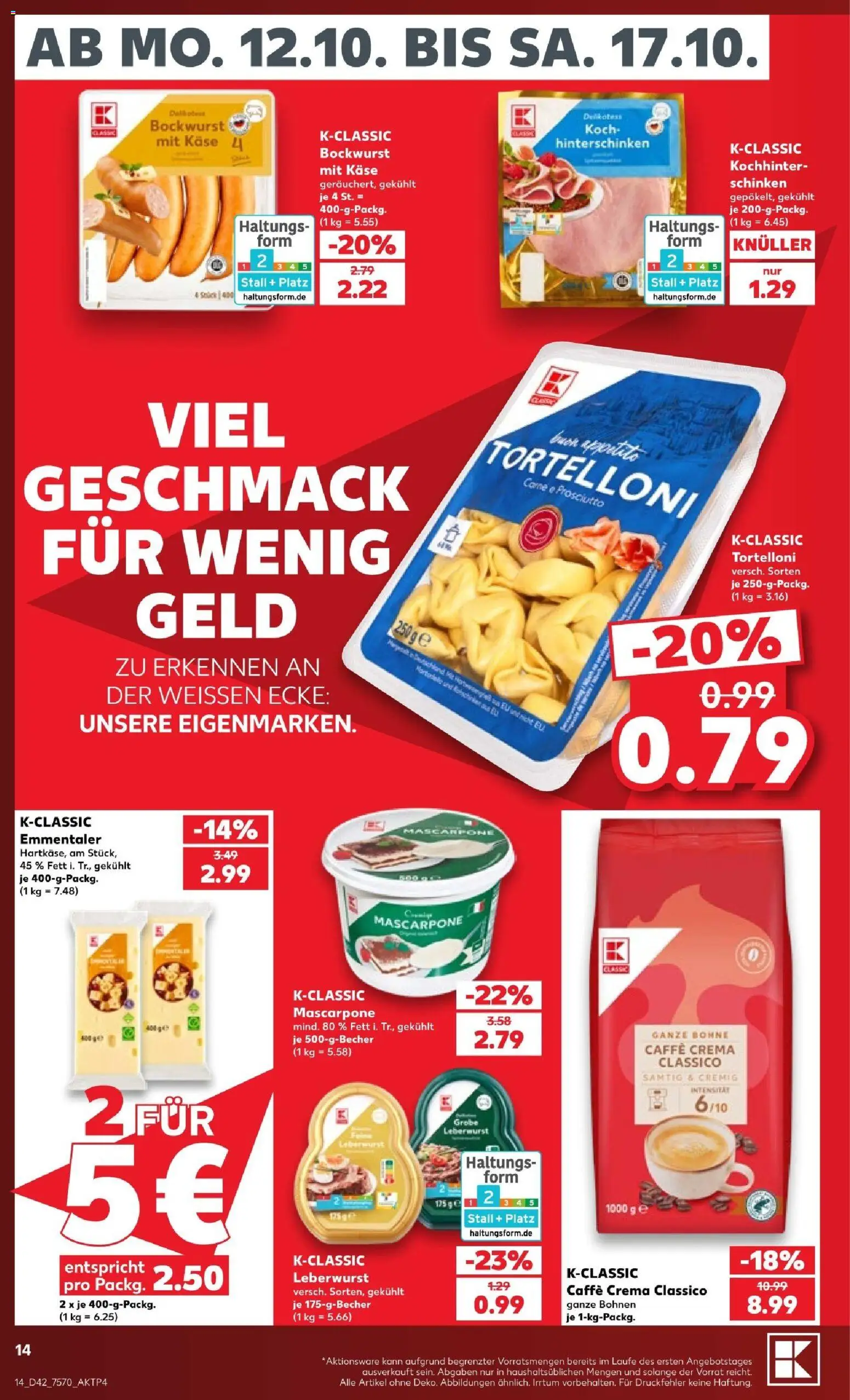 Kaufland Prospekt Köln – gültig ab 12.10.2026 | Seite: 18 | Produkte: Spezialitäten, Milka, BH, Süßigkeiten