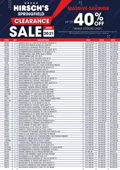 Hirsch's specials catalogue – valid from 20.06.2026