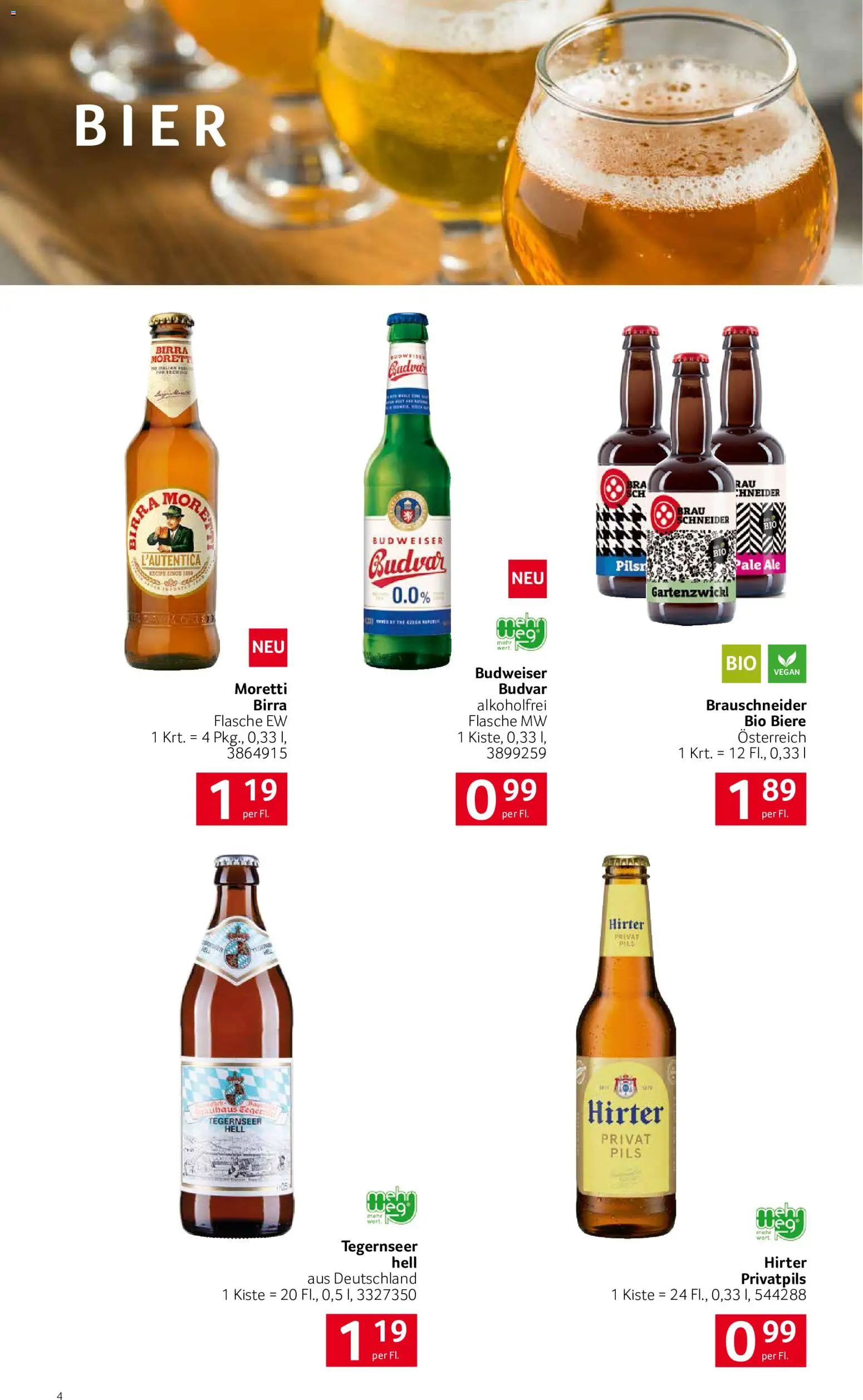 Transgourmet Sommer Genuss Im Glass gültig ab 04.05.2026 | Seite: 4 | Produkte: Bier