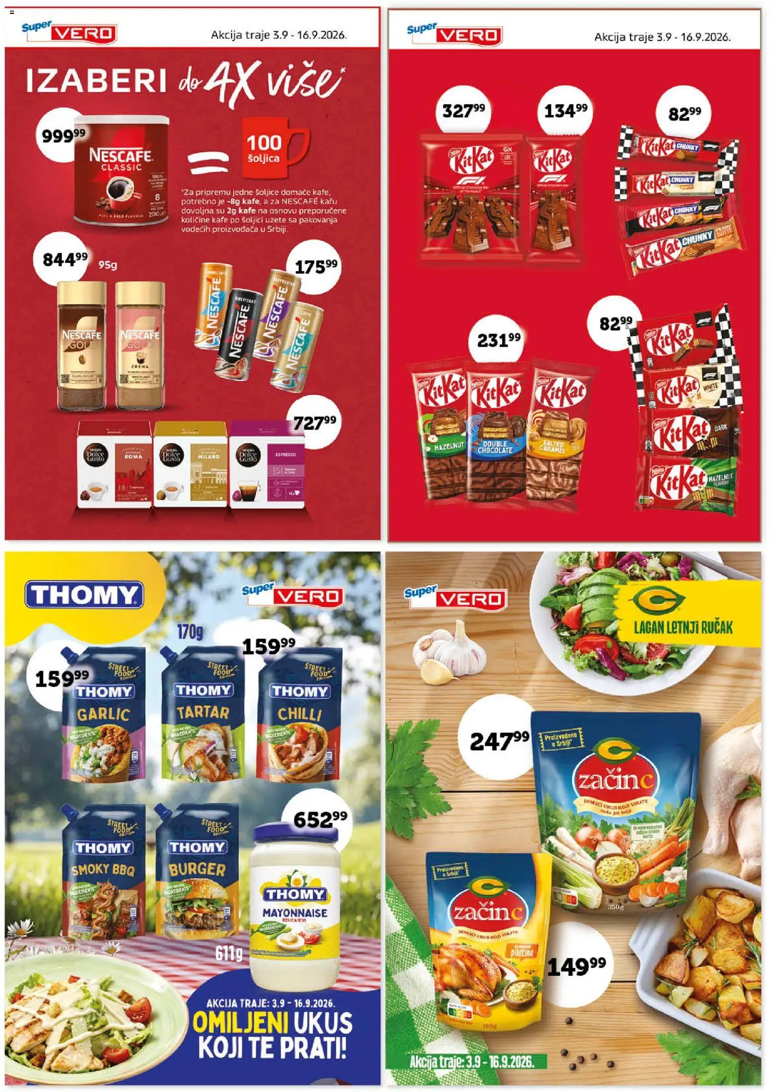 SuperVERO katalog - važi od 03.09.2026 | Strana: 15 | Proizvode: Burger, Nescafé