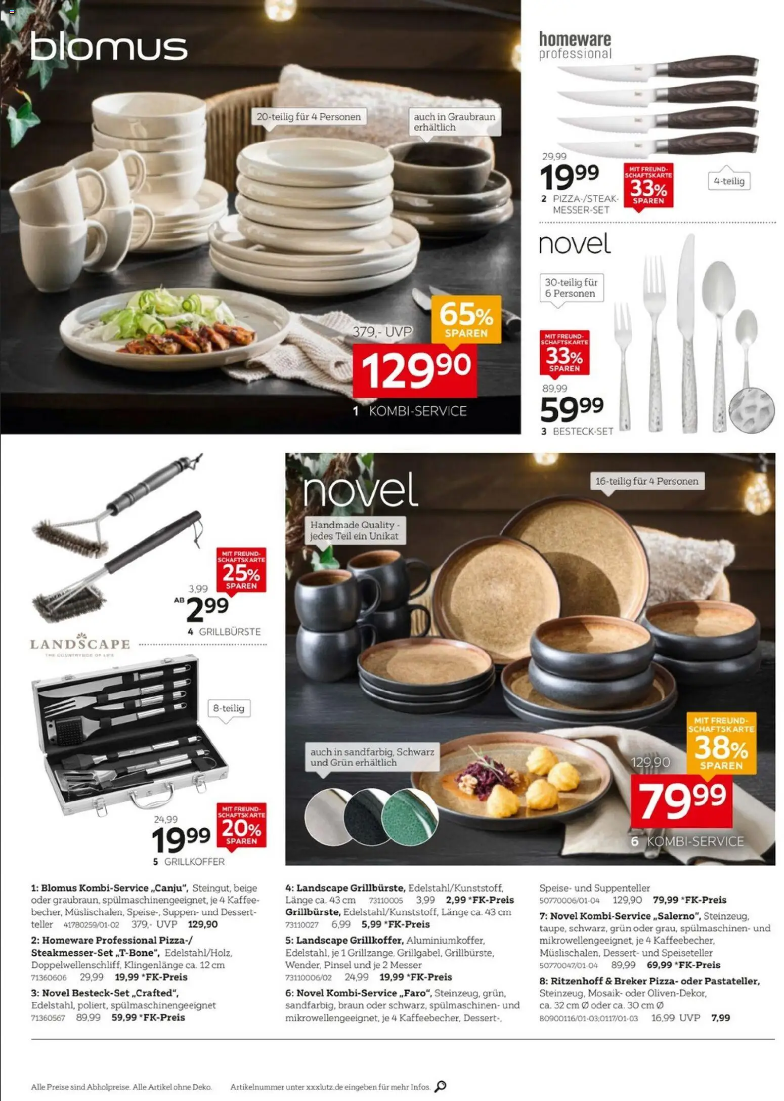 XXXLutz Wohnaccessoires – gültig ab 11.07.2026 | Seite: 2 | Produkte: Kaffee, Pinsel, Pizza