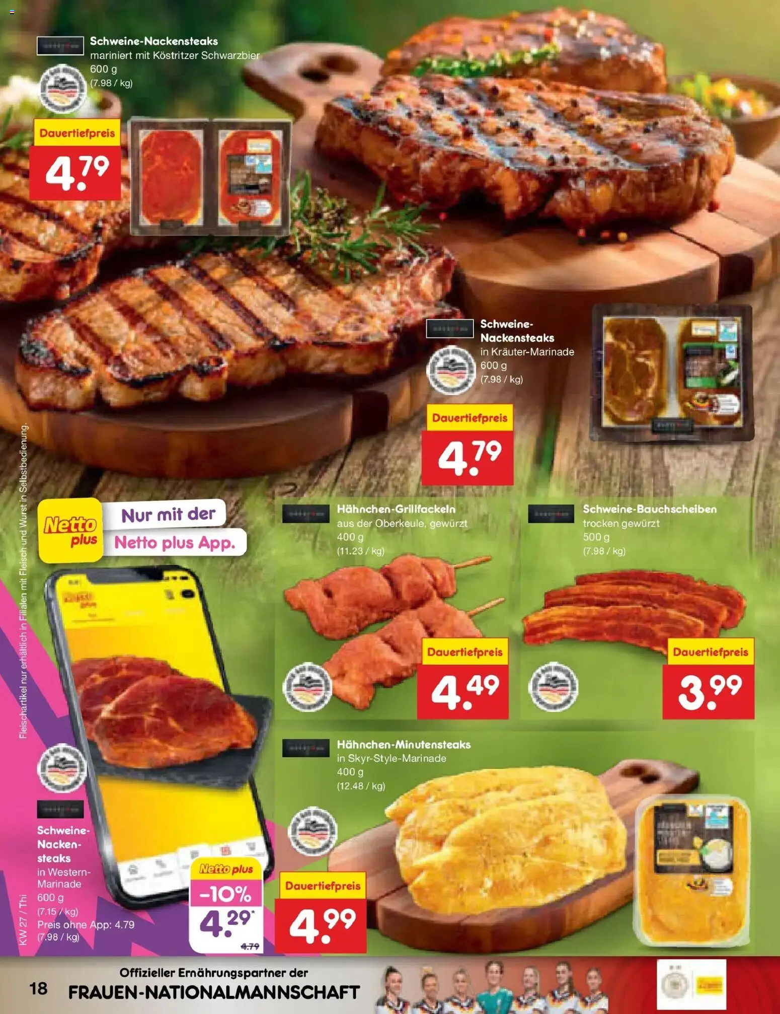 Netto Marken-Discount Prospekt Thiendorf – gültig ab 29.06.2026 | Seite: 26 | Produkte: Nackensteaks, Kostritzer, Wurst, Fleisch