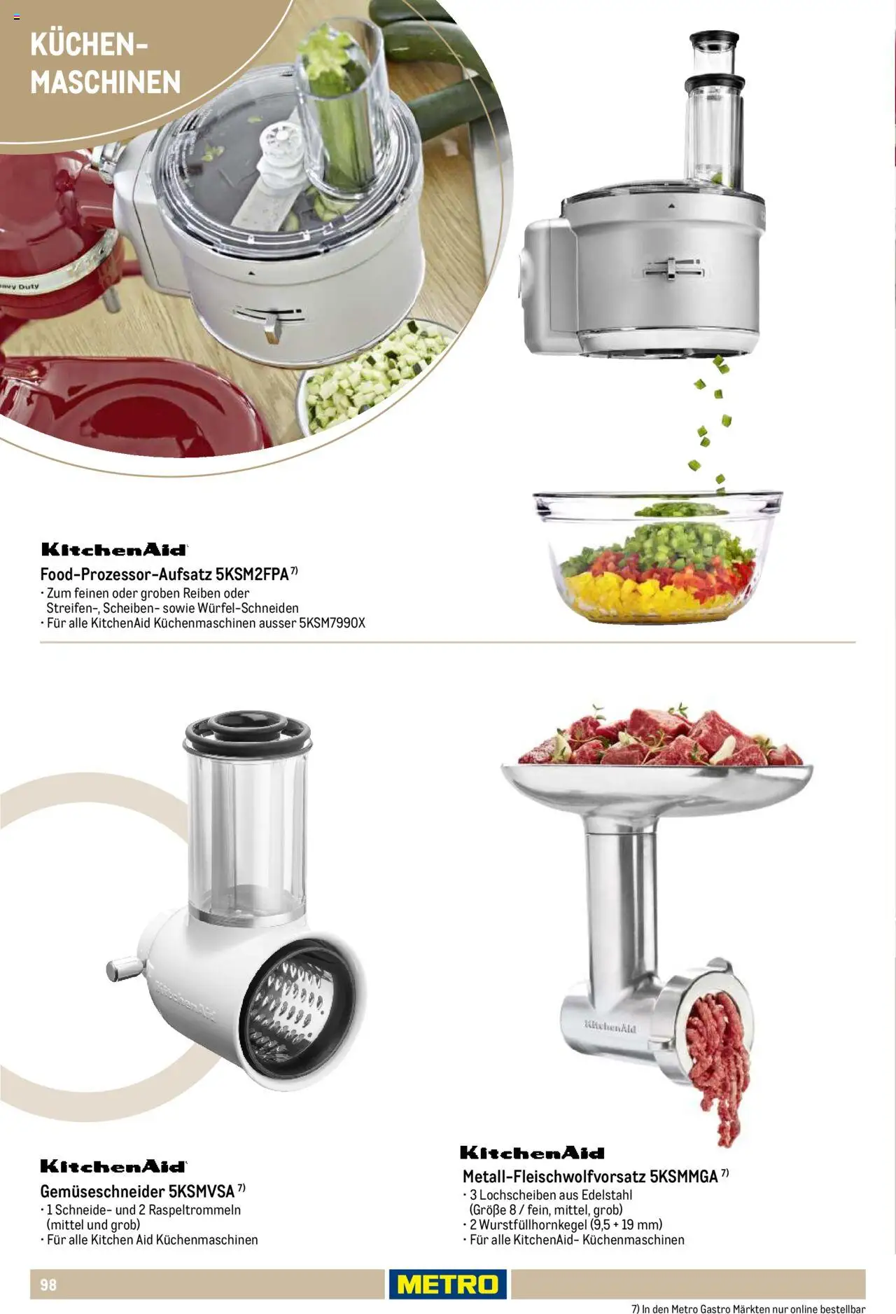 Metro Non Food Sortiment – gültig ab 01.10.2025 | Seite: 98 | Produkte: Kuchen