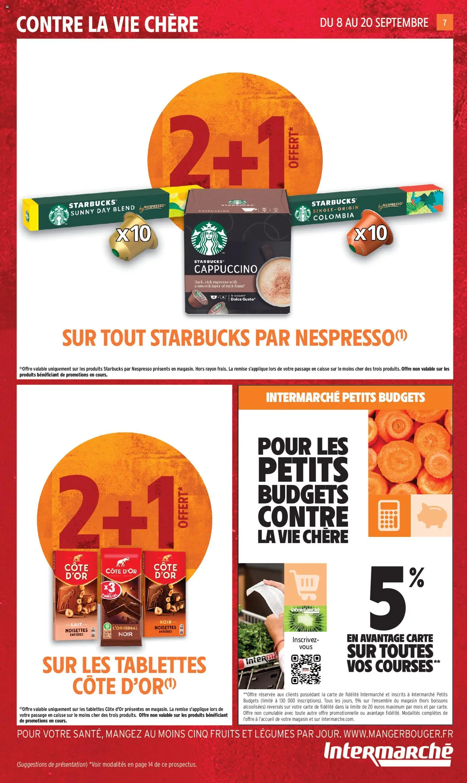 {H1} | Page: 7 | Produits: Nespresso, Fruits, Starbucks, Lait