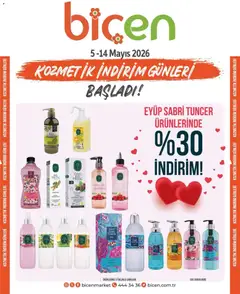 05.05.2026 tarihinden itibaren geçerli olan Biçen Market kataloğu önizlemesi | Sayfa: 15 | Ürünler: Şampuan, Sabun, Kiraz