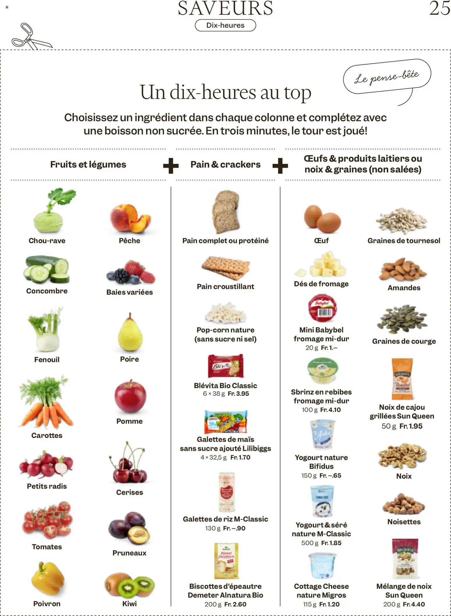 Migros aktionen Magazine FR – gültig ab 12.08.2026 | Seite: 25 | Produkte: Mais, Kiwi, Top, Apple