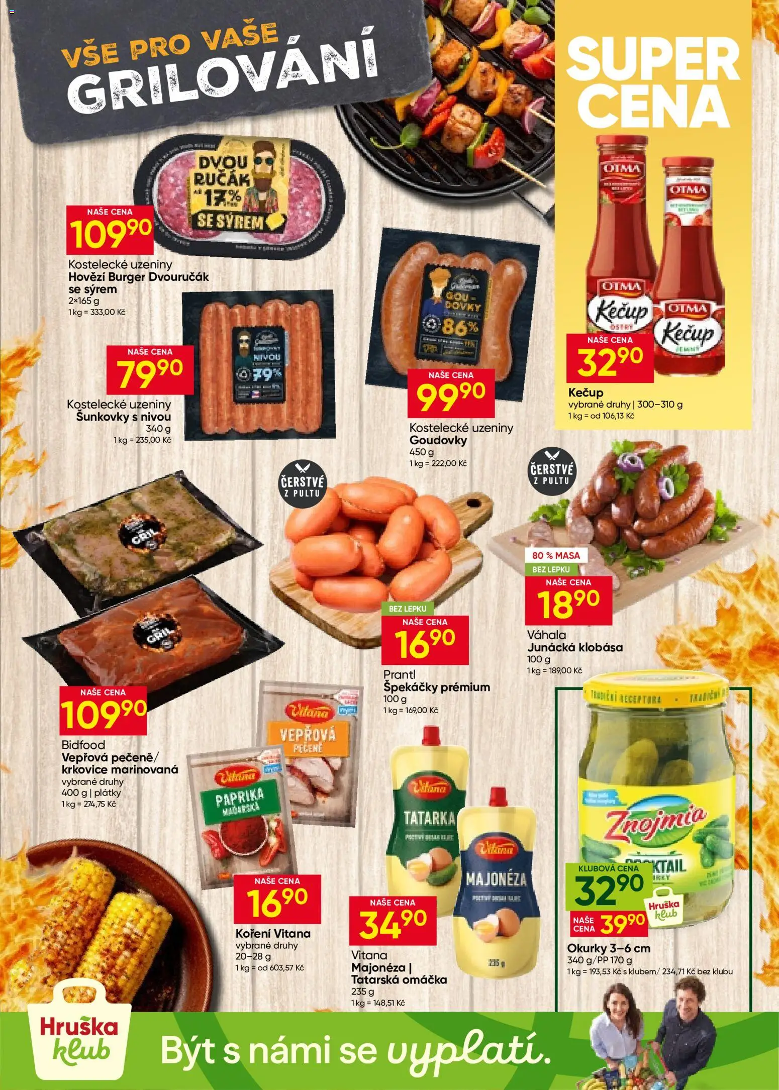 Hruška leták od 01.07.2026 | Strana: 5 | Produkty: Špekáčky, Uzeniny, Paprika, Majonéza