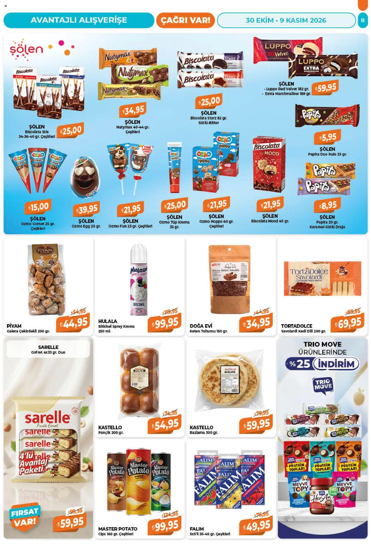 Çağrı Market Katalog - 30 Ekim 2026 tarihinden itibaren geçerlidir | Sayfa: 8