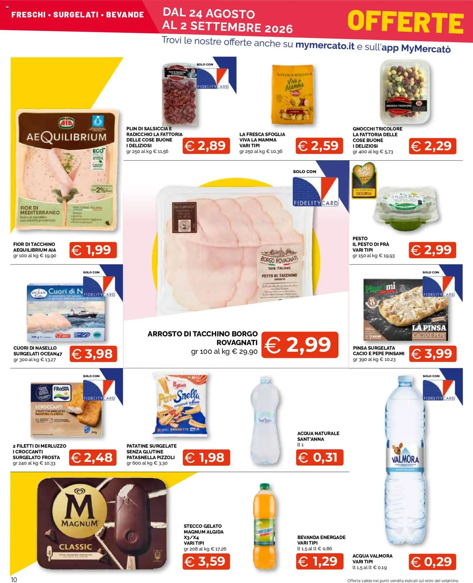 Volantino Mercatò del 24/08/2026 | Pagina: 10