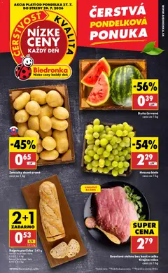 Biedronka leták platný od 27.07.2026