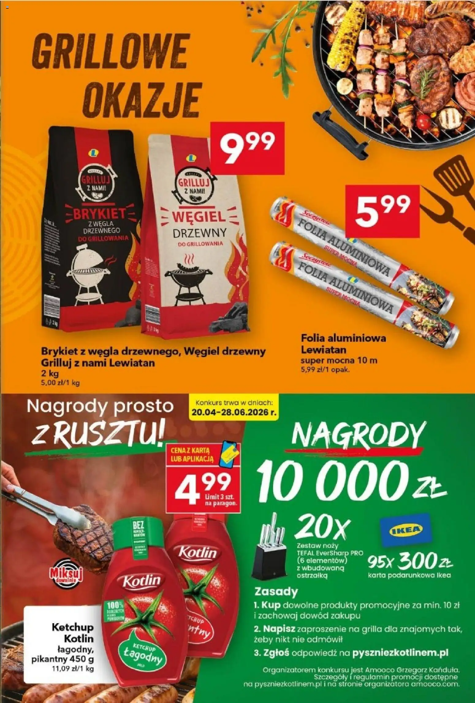 Lewiatan gazetka od 02.06.2026 | Strona: 7 | Produkty: Karta, Ketchup, Tefal