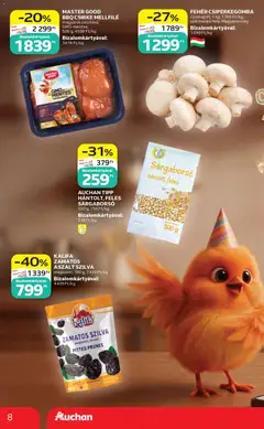 Auchan akciós újság - amely érvényes a következő dátumtól: 14.05.2026 | Oldal: 8