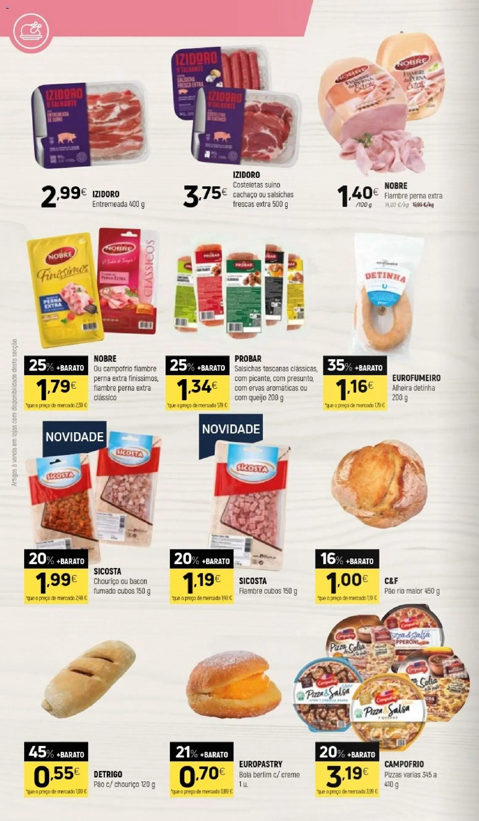 Coviran folheto │ válido de 11/08/2026 | Página: 2 | Produtos: Bacon, Chouriço, Creme, Alheira