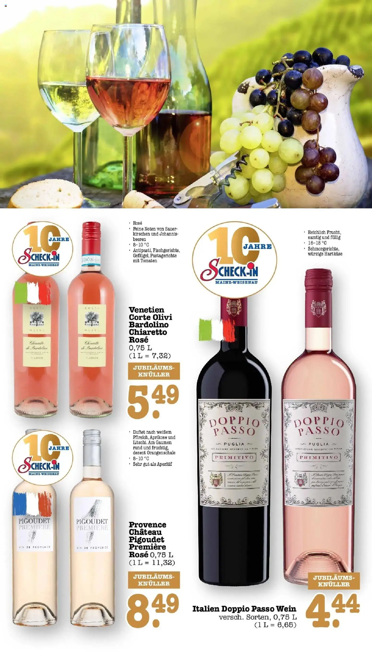 Edeka Prospekt Mainz-Weisenau (ab 17.08.2026) » Angebote Online | Seite: 48 | Produkte: Tomaten, Kirschen, Doppio Passo, Wein