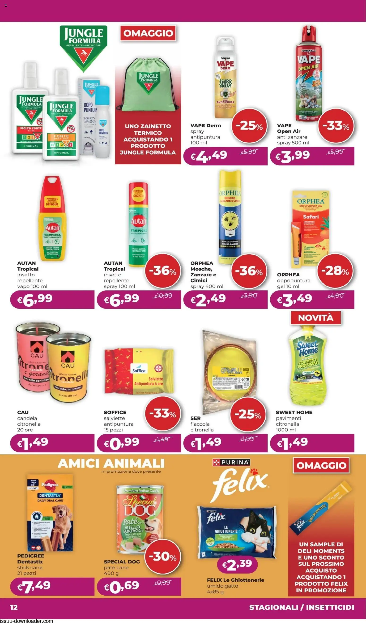 Volantino La Saponeria del 13/08/2026 | Pagina: 12 | Prodotti: Paté, Antizanzare, Citronella, Vitello