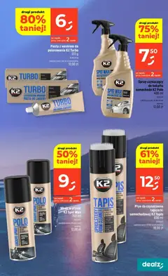Pogląd oferty "Dealz gazetka" - ważna od 15.10.2026 | Strona: 49 | Produkty: K2 Tapis, Cleaner, Pasta