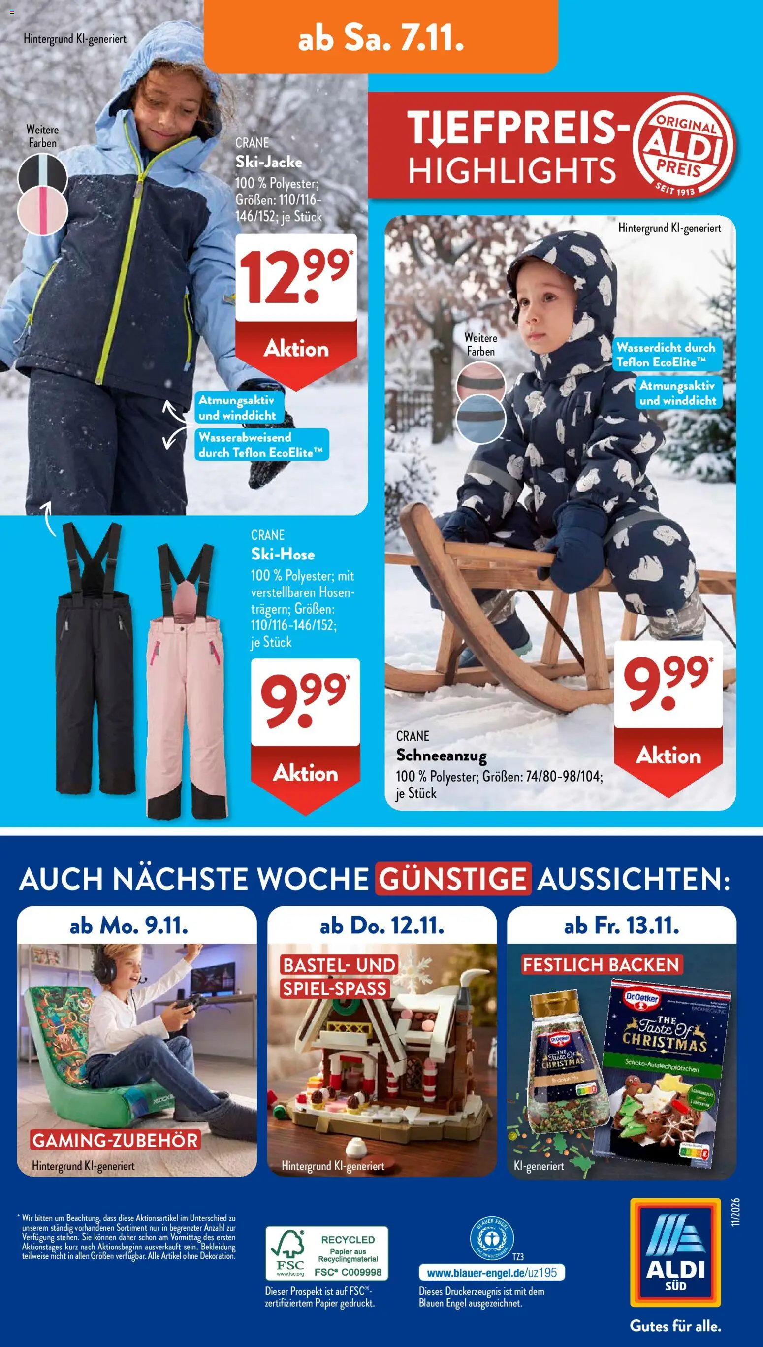 Aldi Süd Prospekt – gültig ab 02.11.2026 | Seite: 16 | Produkte: Bekleidung