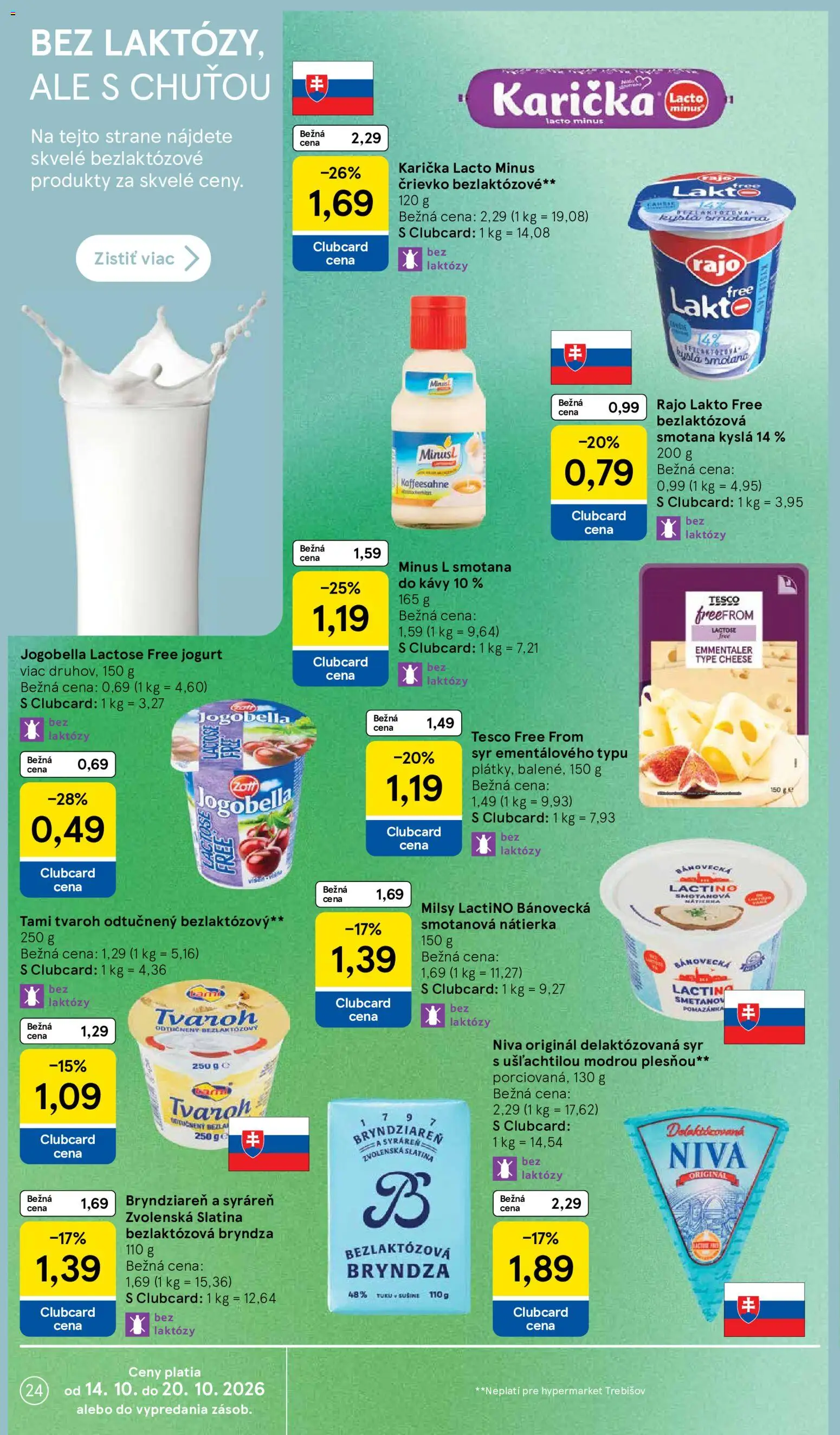 Nové Tesco akcie – leták je platný od 14.10.2026 | Strana: 24