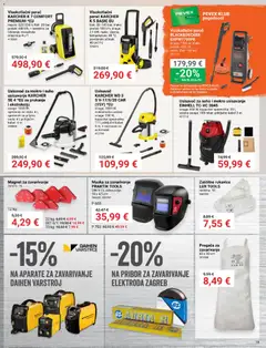 Pevex Katalog - Pregled kataloga iz trgovine Pevex, vrijedi od 27.08.2026 | Stranica: 19 | Proizvodi: Usisavač, Visokotlačni perač, Maska, Kärcher