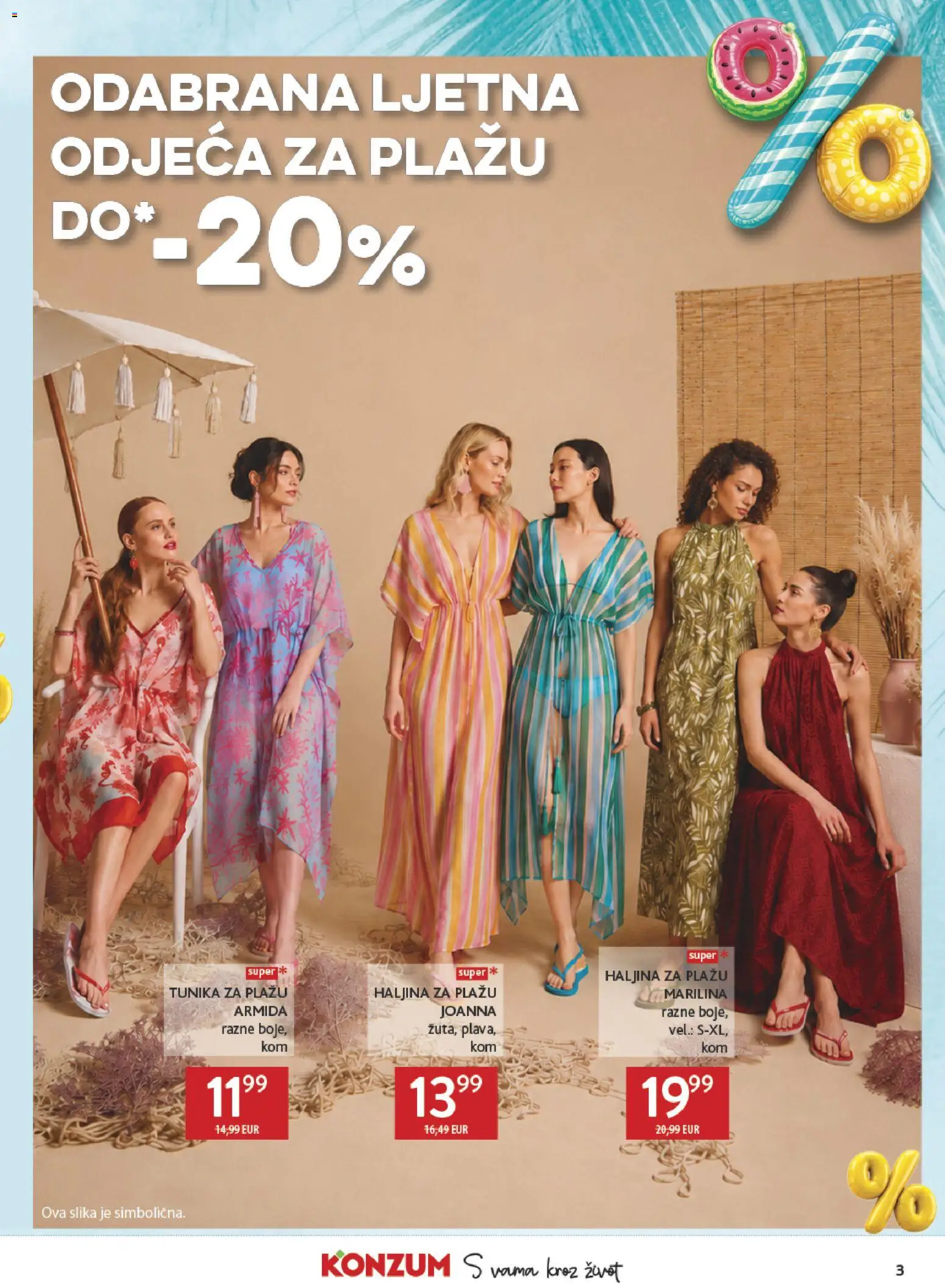 Konzum HR akciós ujság - amely érvényes a következő dátumtól: 2026.07.24. | Oldal: 3 | Termékek: Tunika