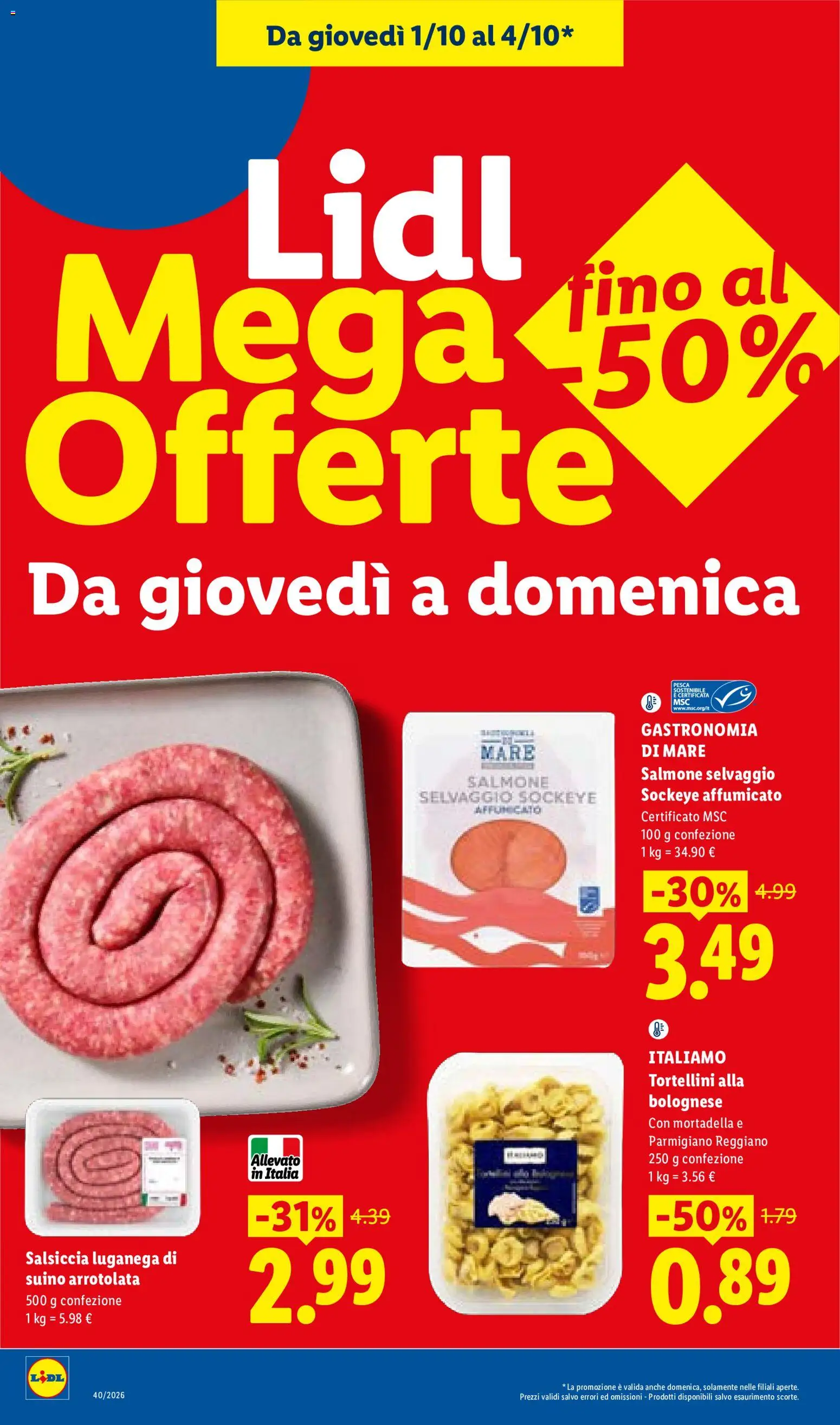 Volantino Lidl del 01/10/2026 | Pagina: 2