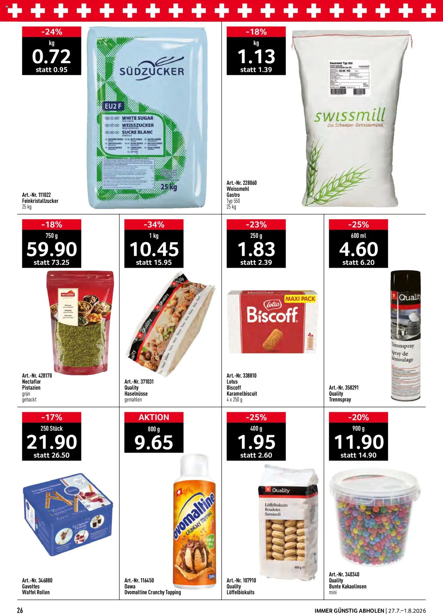 Prodega aktionen – gültig ab 27.07.2026 | Seite: 26 | Produkte: Nüsse