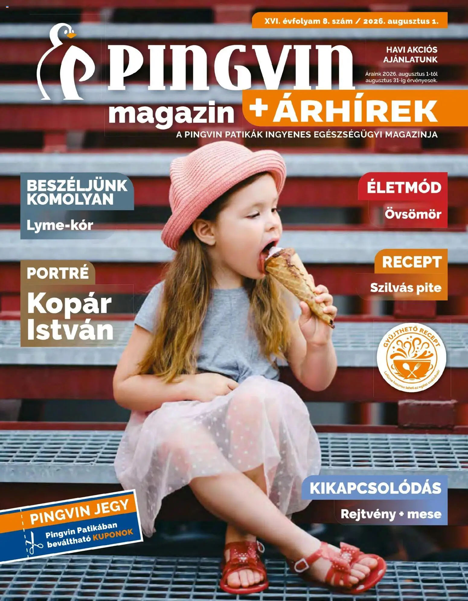 Pingvin Patika akciós ujság - amely érvényes a következő dátumtól: 2026.08.01. | Oldal: 1