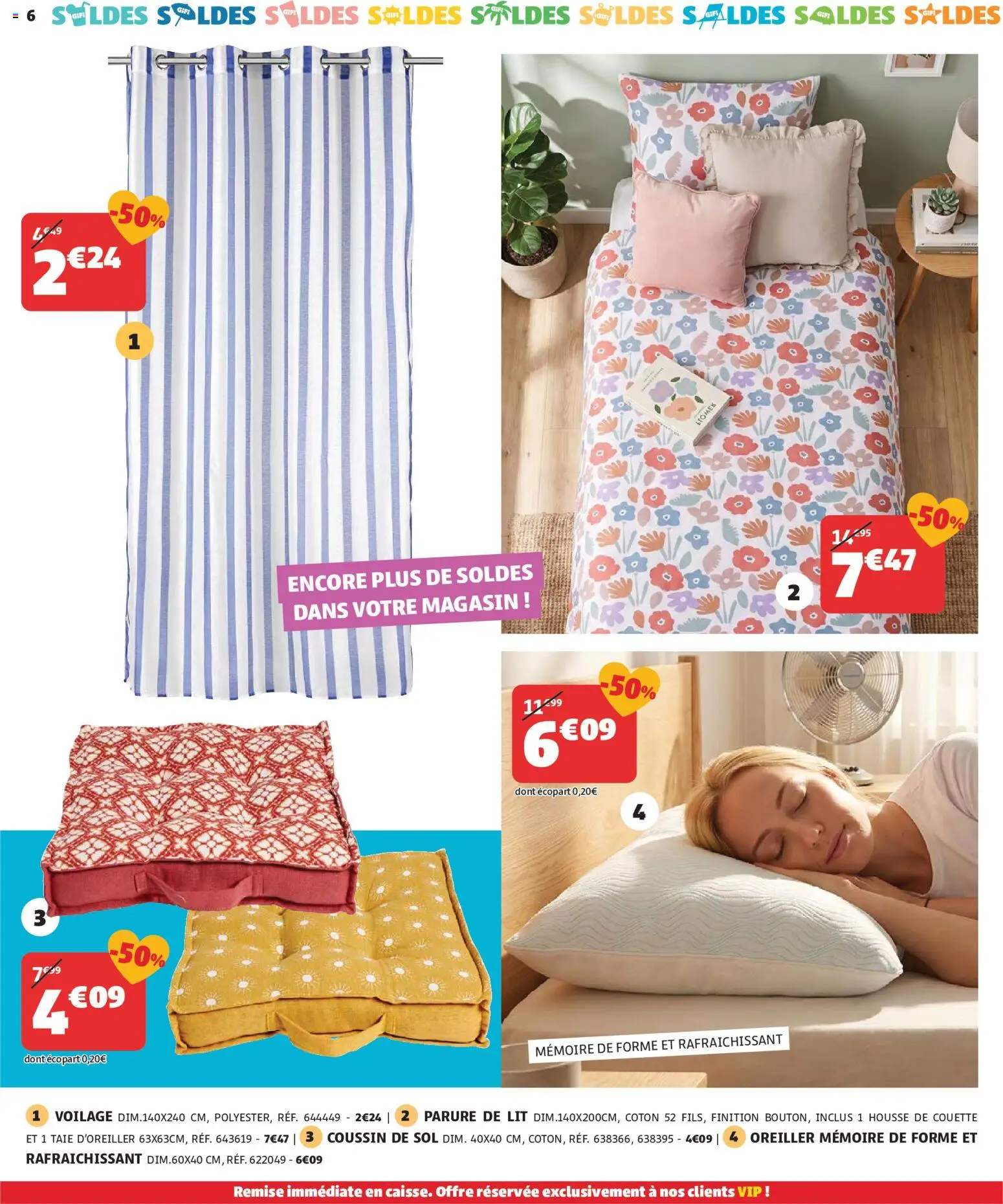 {H1} | Page: 6 | Produits: Taie d'oreiller, Coton, Parure de lit, Oreiller