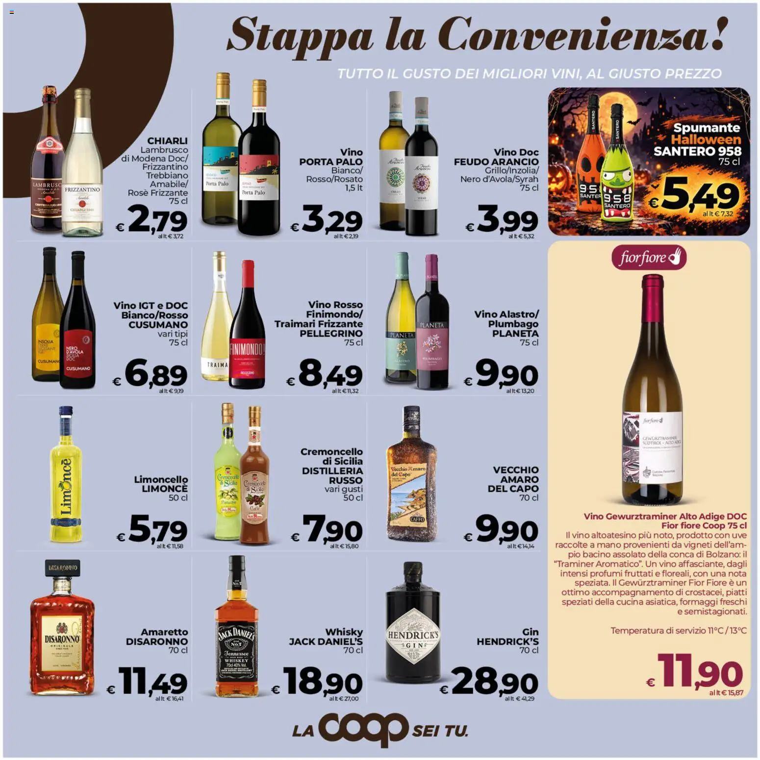 Volantino COOP del 23/10/2026 | Pagina: 19 | Prodotti: Piatti, Limoncello, Profumi, Vino rosso
