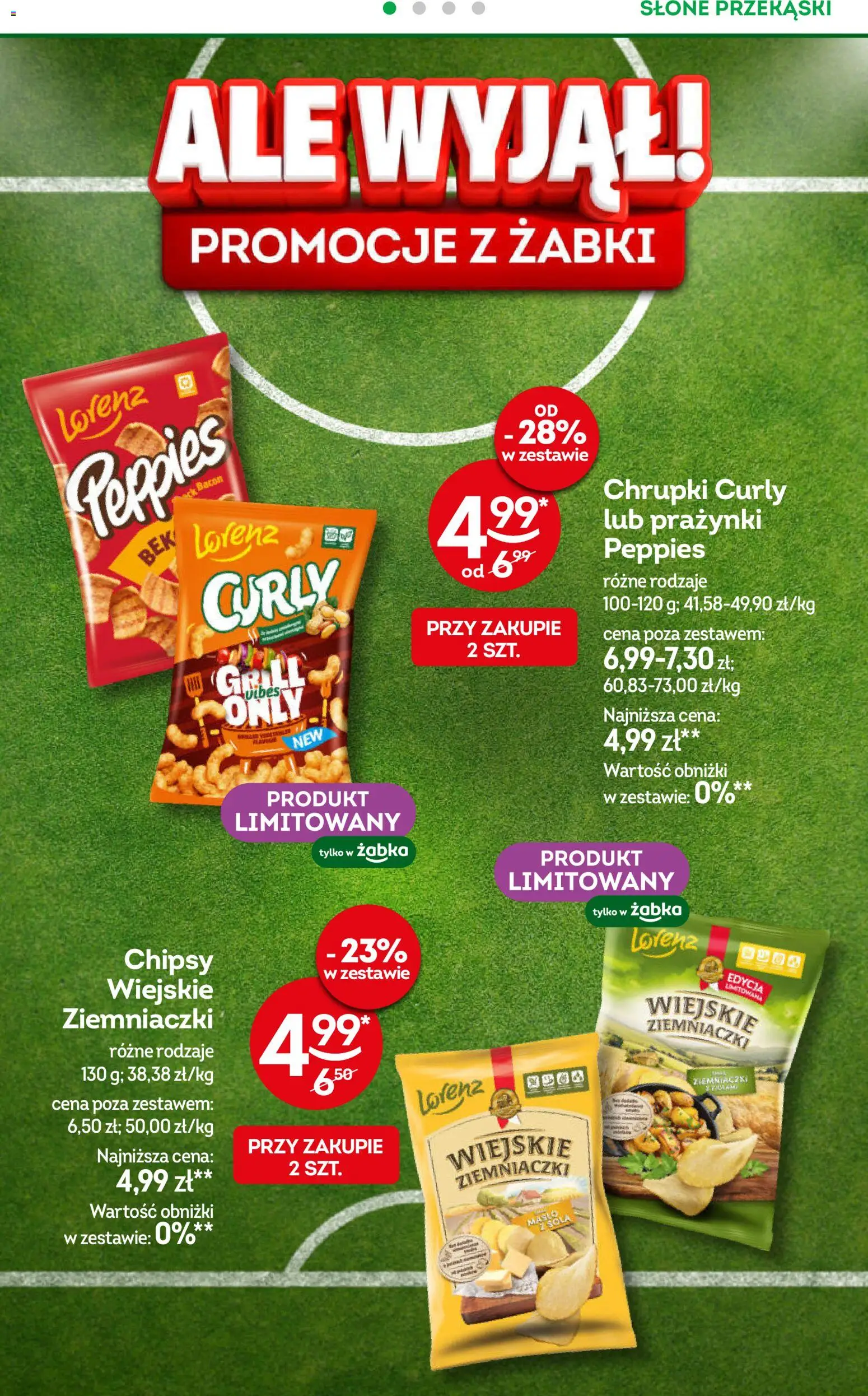 Żabka gazetka od 01.07.2026 | Strona: 20 | Produkty: Chipsy, Chrupki, Ziemniaczki, Masło