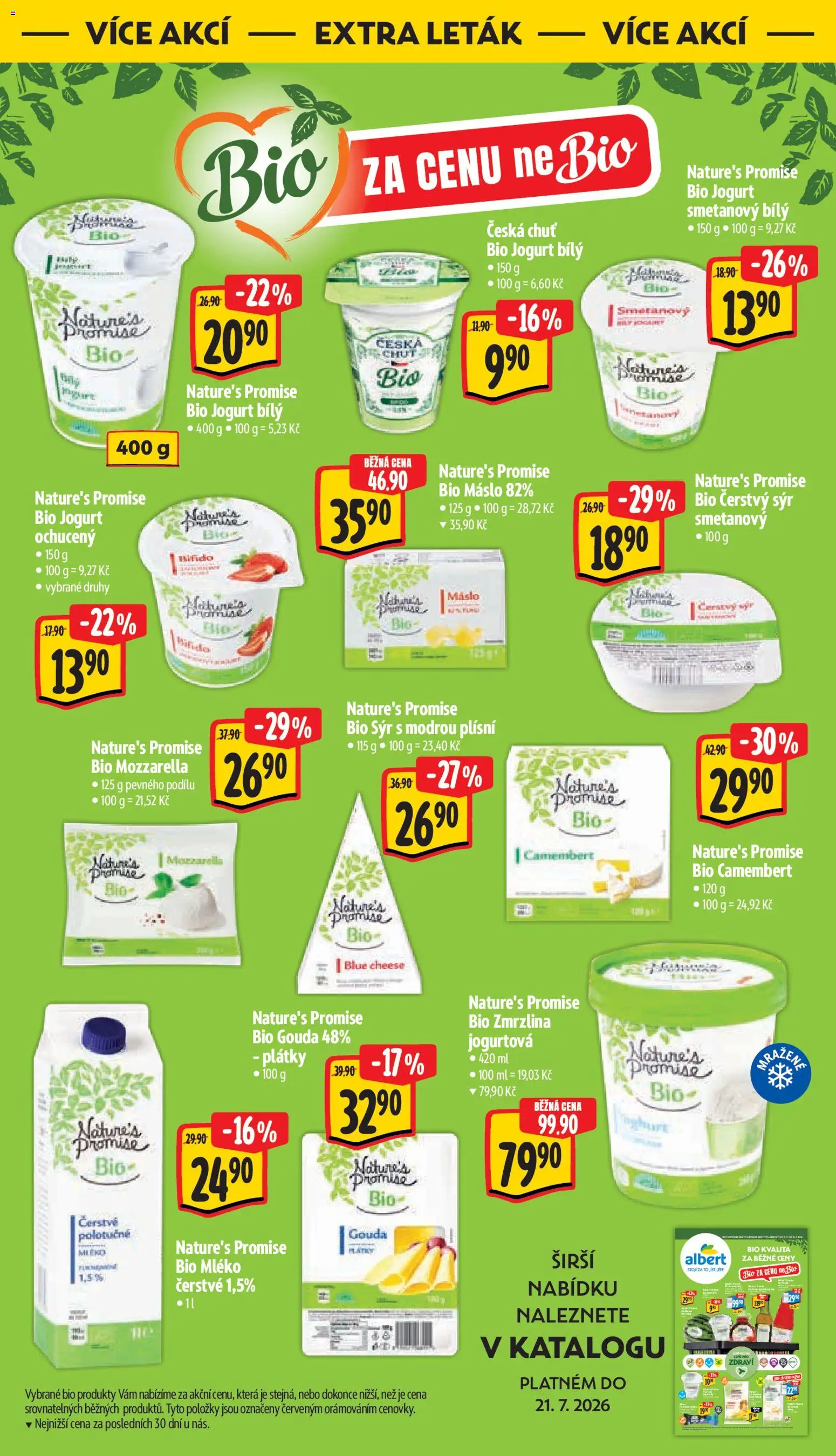Albert leták - Supermarket - Praha Taškent od 15.07.2026 | Strana: 35 | Produkty: Bio jogurt, Gouda, Jogurt, Čerstvý sýr