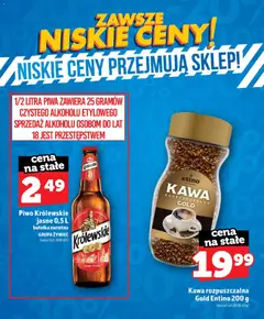 Pogląd oferty "Topaz gazetka - Zawsze Niskie Ceny" - ważna od 01.07.2026 | Strona: 63 | Produkty: Kawa rozpuszczalna, Piwo Królewskie, Kawa, Piwo