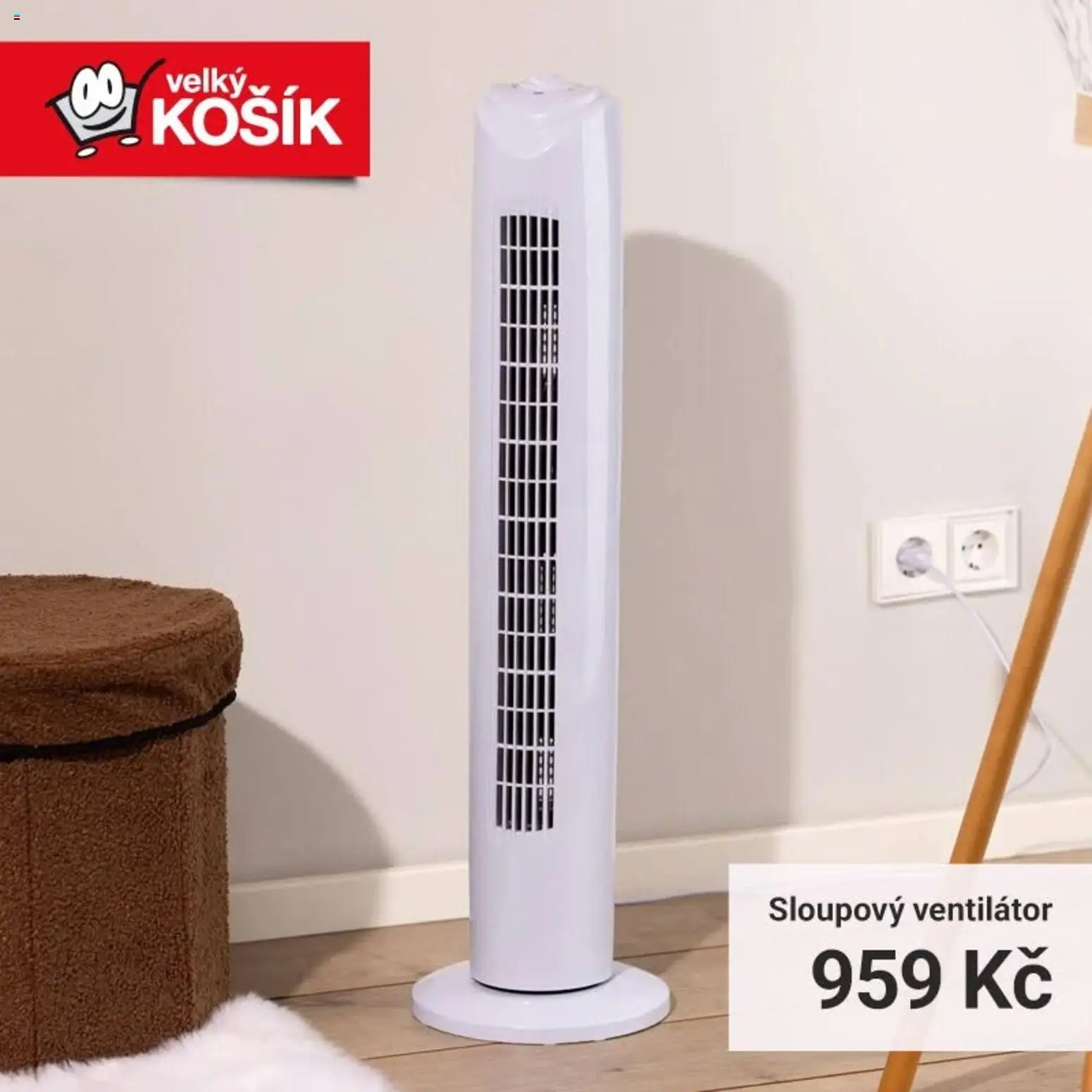 Velký Košík leták od 07.08.2026 | Strana: 3 | Produkty: Košík, Ventilátor, Sloupový ventilátor