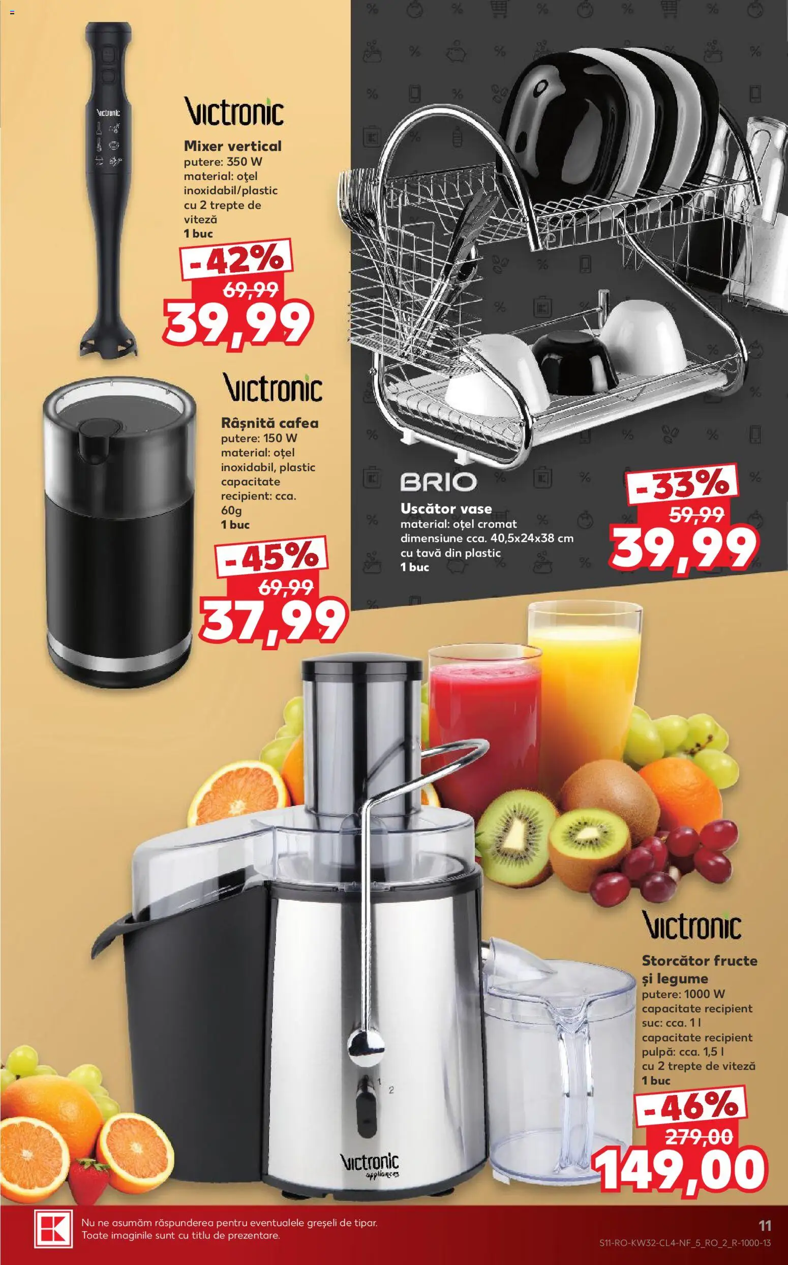 Noul catalog Kaufland – valabil de la 05.08.2026 | Pagină: 11 | Produse: Cafea, Suc, Legume, Fructe