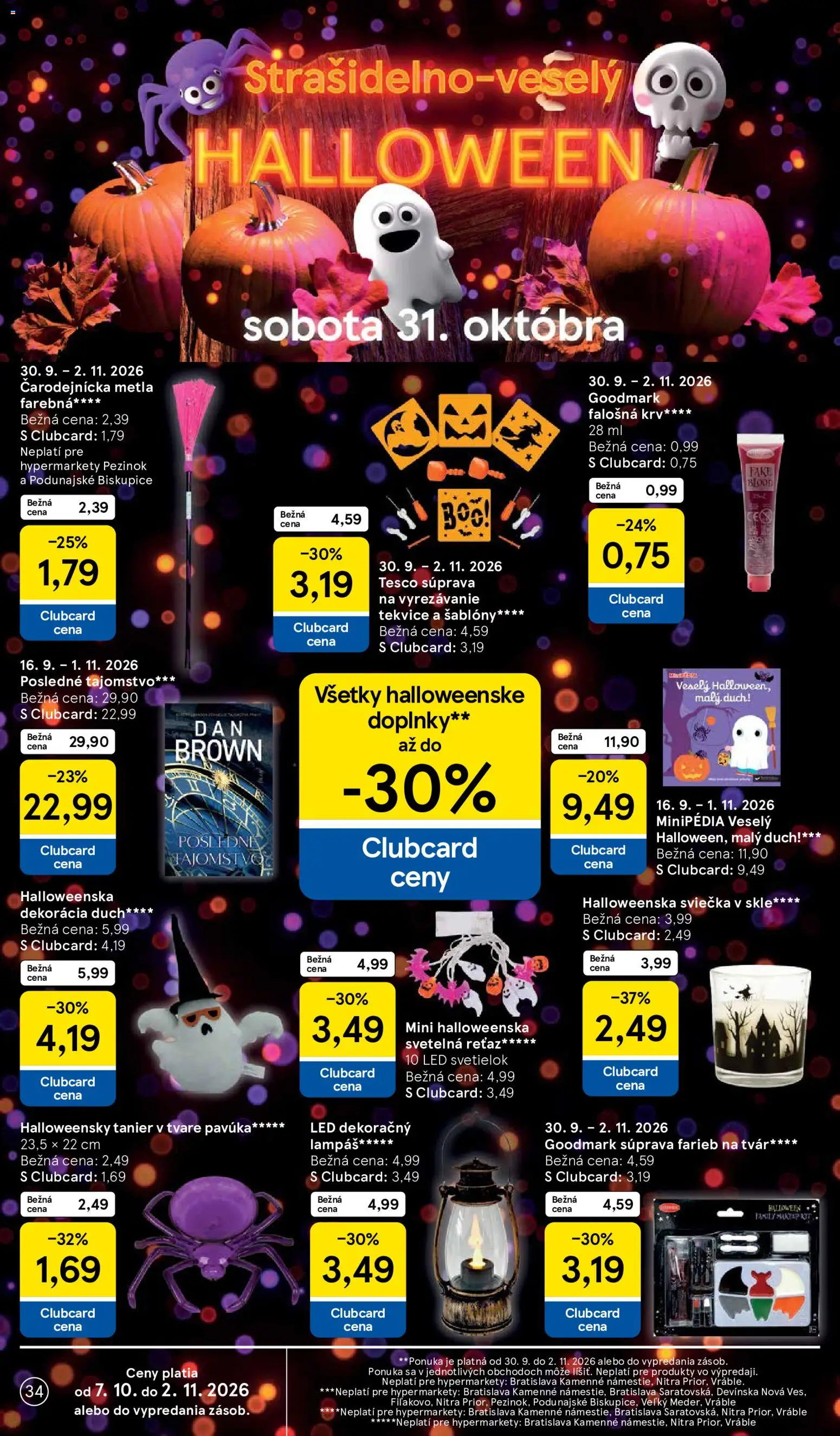 Nové Tesco akcie – leták je platný od 21.10.2026 | Strana: 34