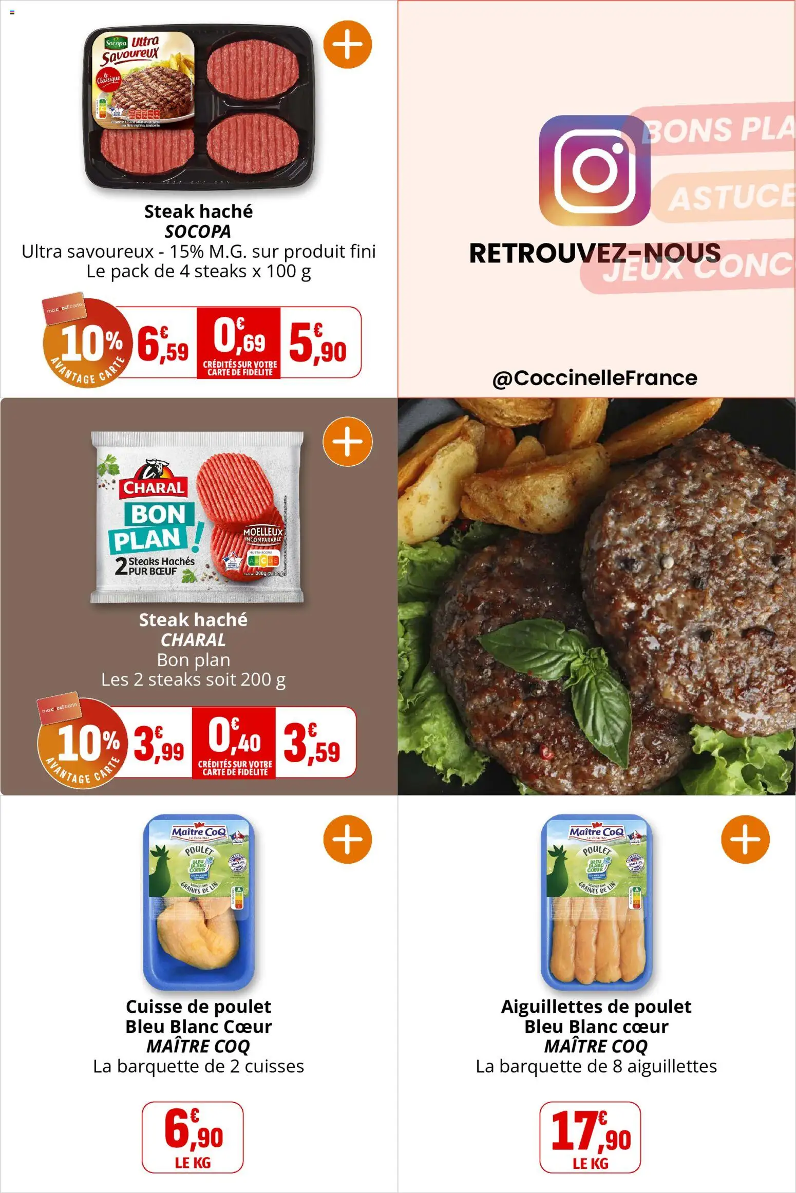 {H1} | Page: 10 | Produits: Cuisse, Poulet, Jeux, Coq
