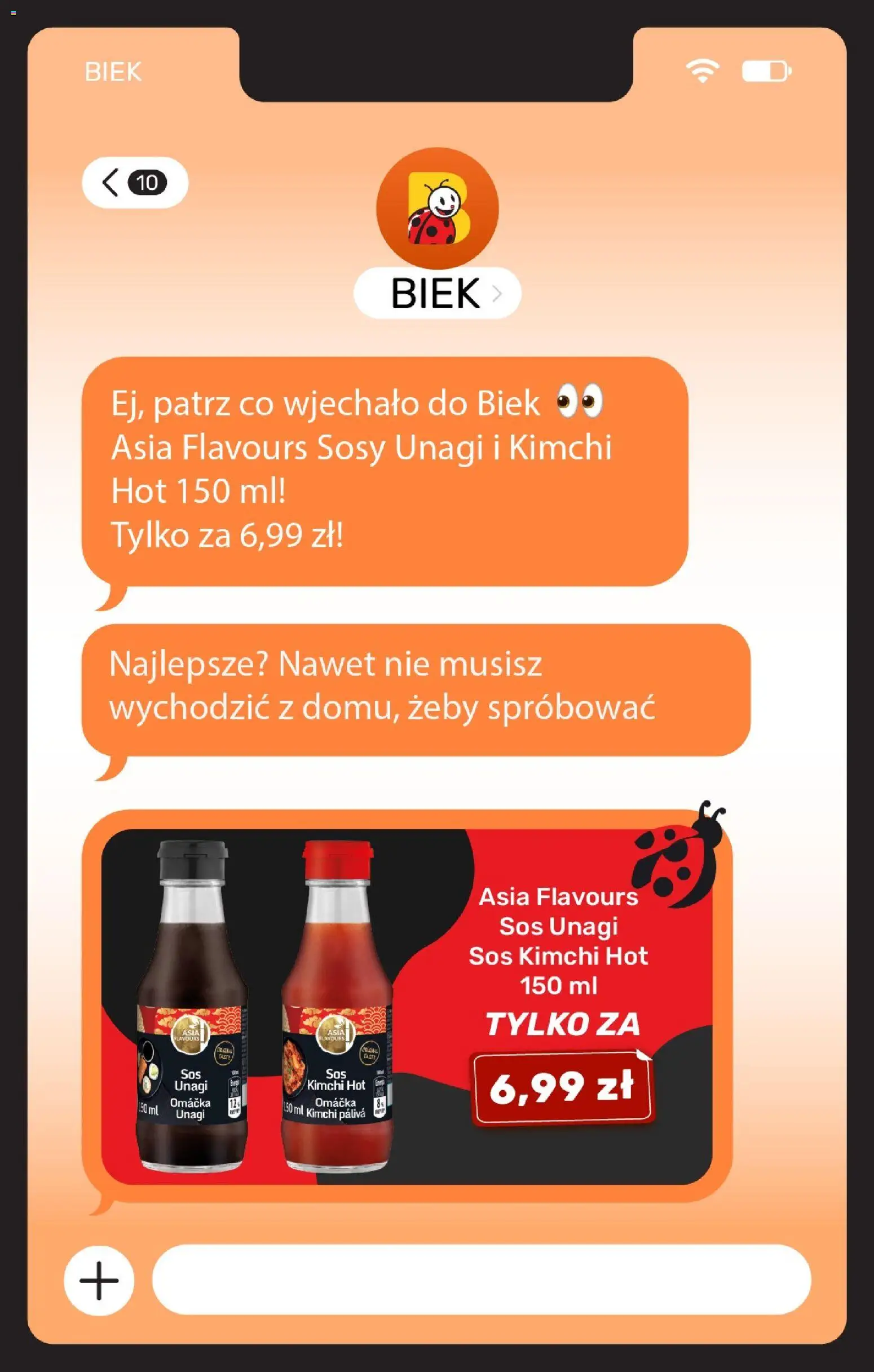 Biedronka gazetka - Biek od 08.05.2026 | Strona: 12 | Produkty: Kimchi, Sos