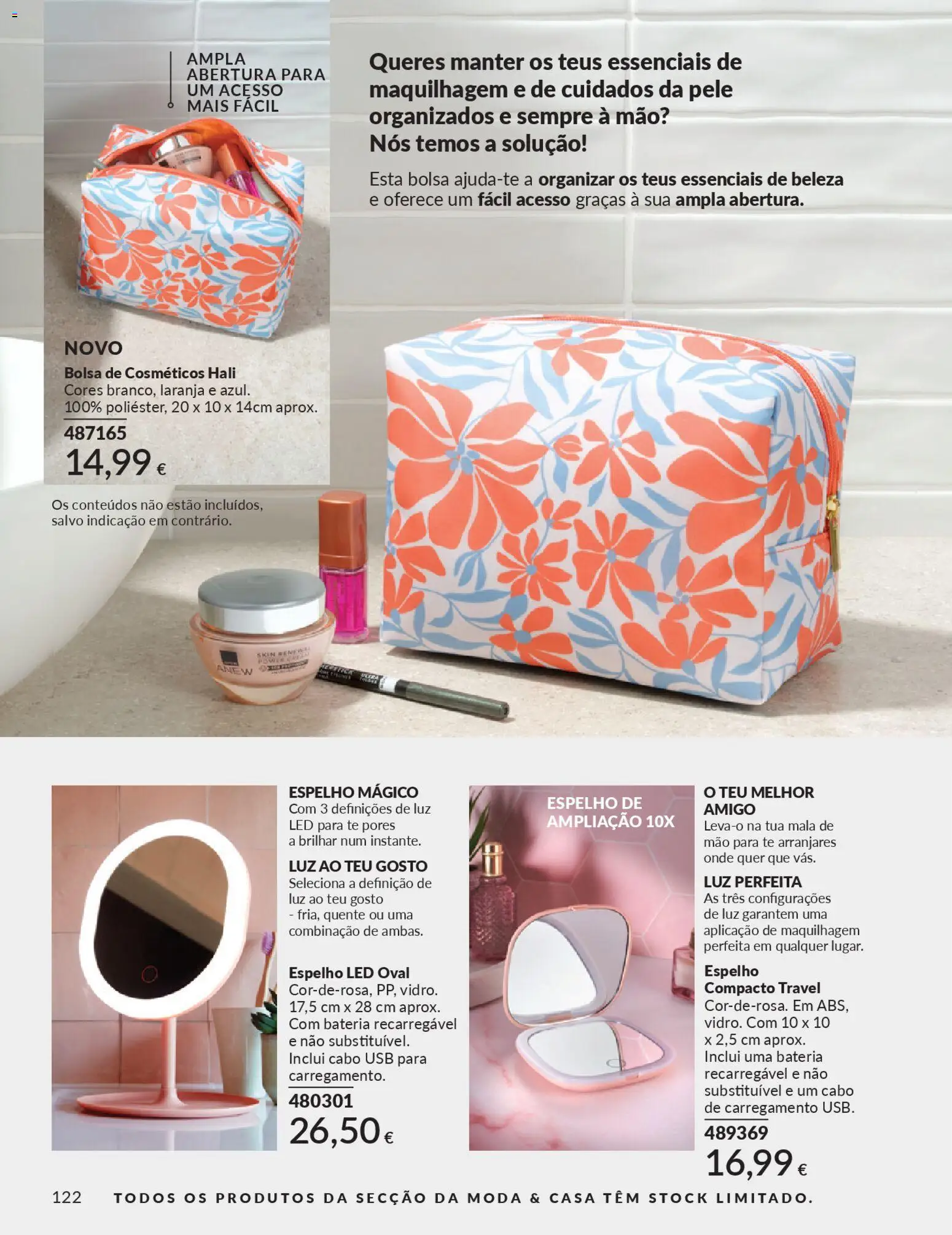Catálogo Avon Campanha 4 │ válido de 01.04.2026 | Página: 122 | Produtos: Cabo, USB, Maquilhagem, Bateria