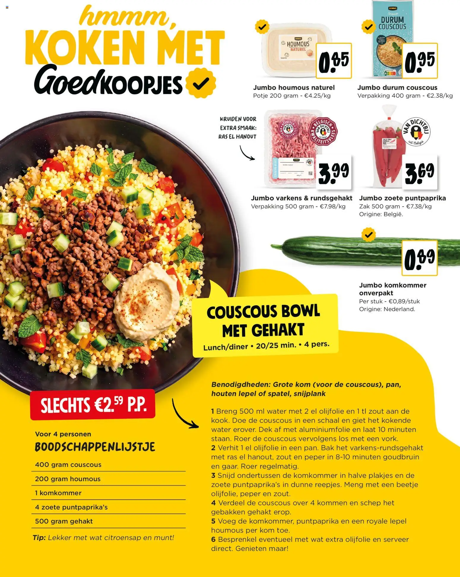 {H1} | Pagina: 16 | Producten: Kruiden, Peper, Water, Schaal