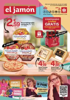 Vista previa Supermercados El Jamón folleto válido desde el 22/10/2026