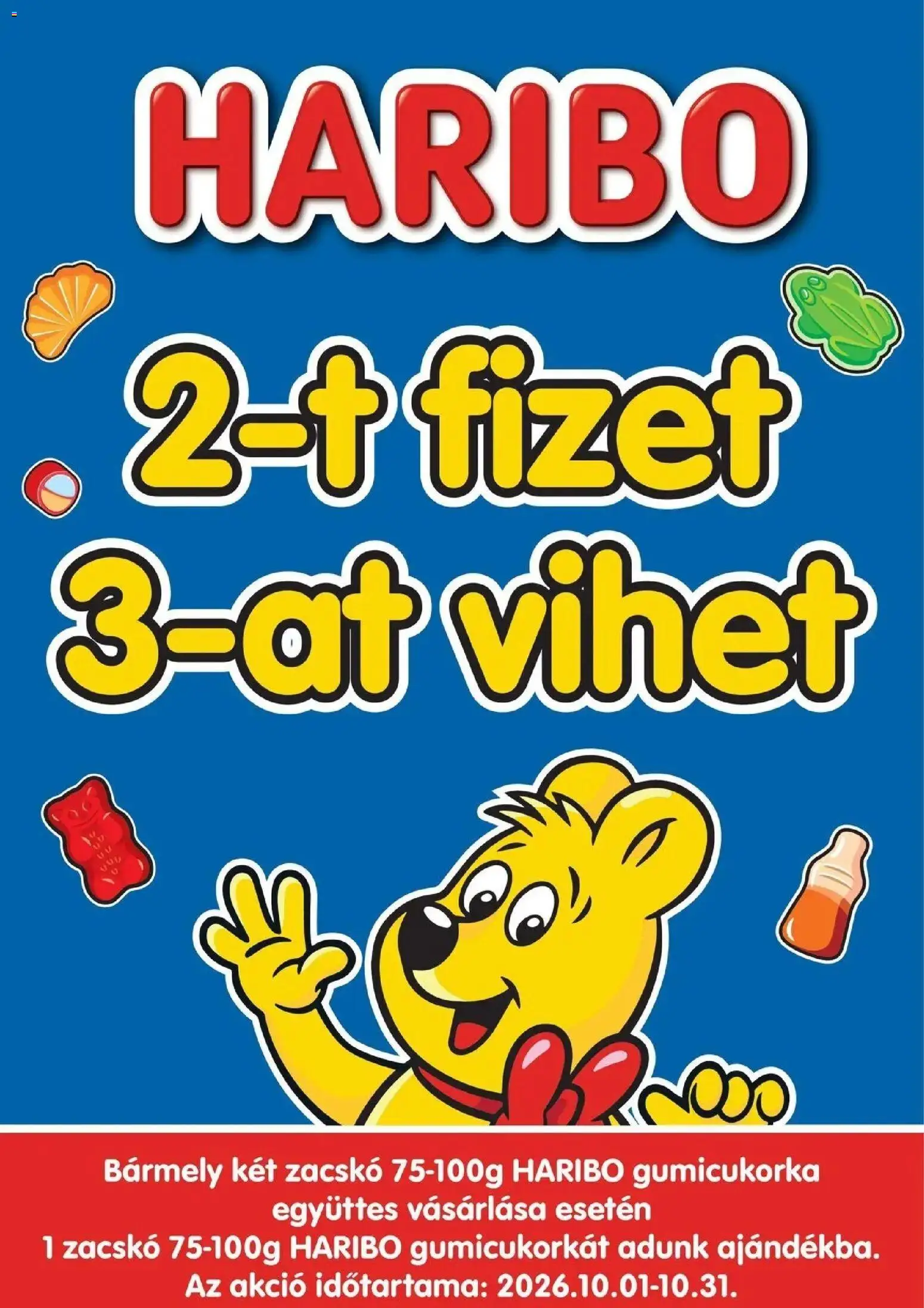 COOP Szolnok akciós újság Szolnok - 2026.10.15. -tól/töl > akció, lapozható szórólap 🛍️ | Oldal: 7 | Termékek: Haribo