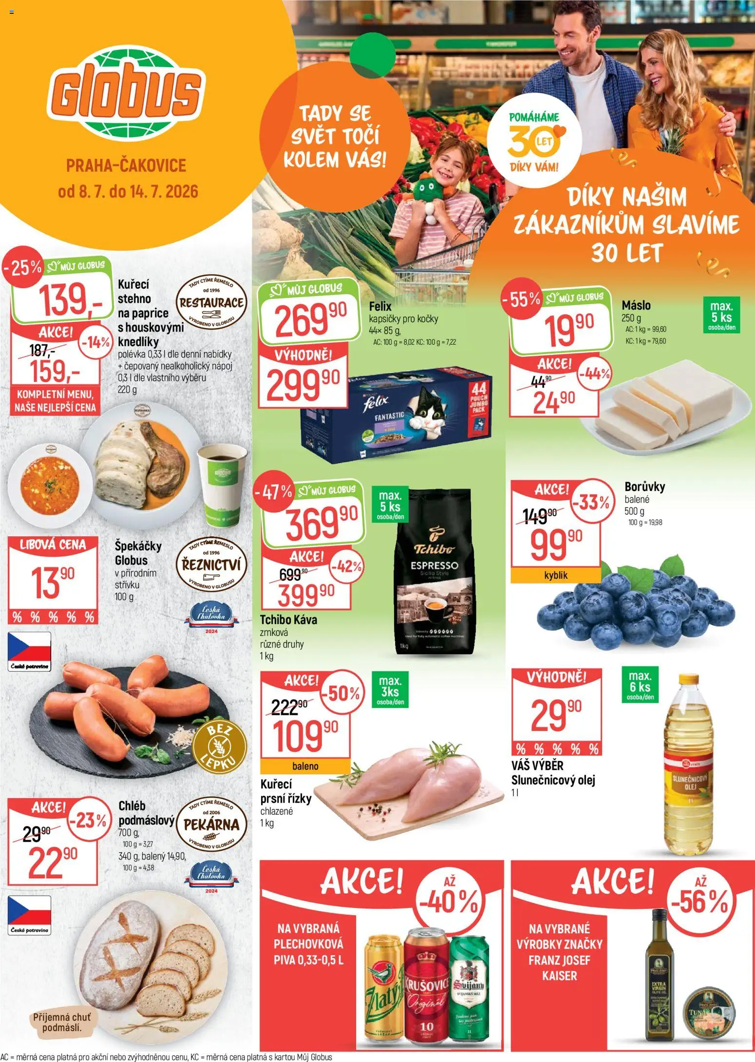 Globus leták od 08.07.2026 | Strana: 1